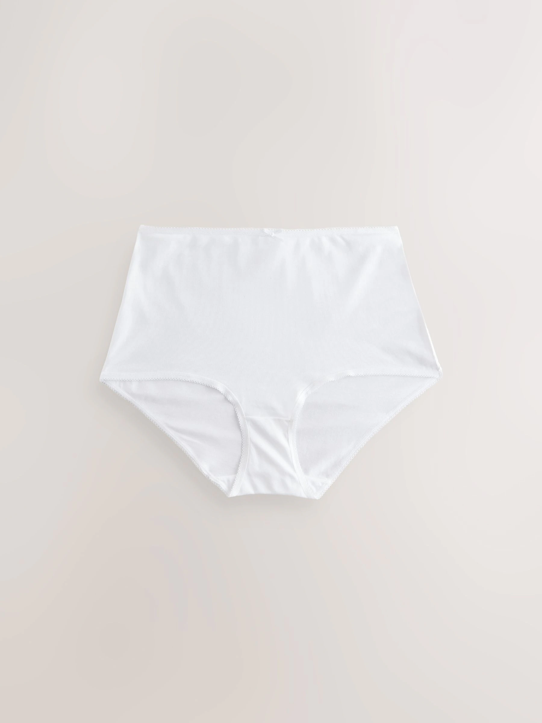 White Full Brief Cotton Rich Knickers 7 Pack