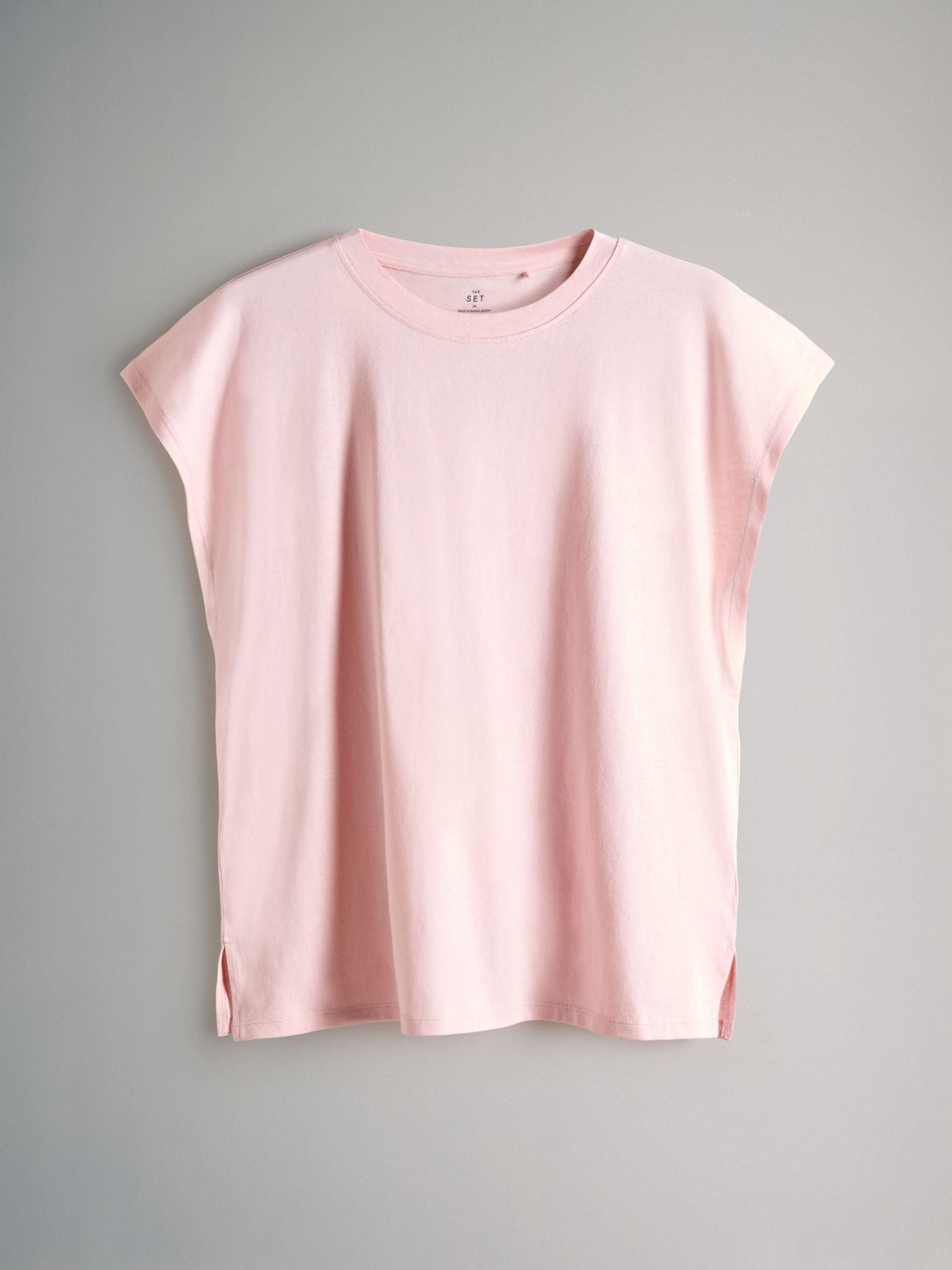 The Set 4 Pack Grown On Sleeve T-Shirt Chocolate Brown/Pinks/White