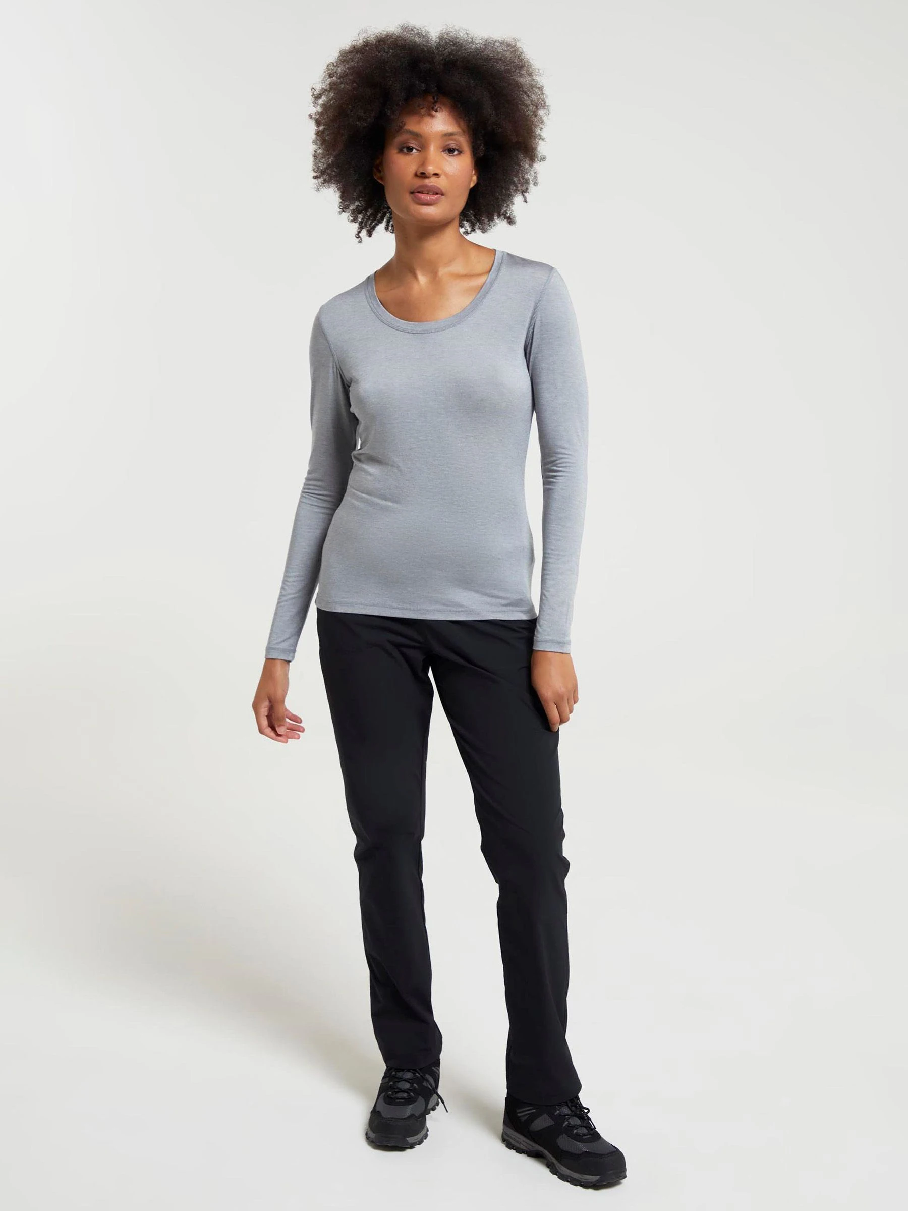 Mountain Warehouse Grey Keep The Heat Quick Drying Thermal Top