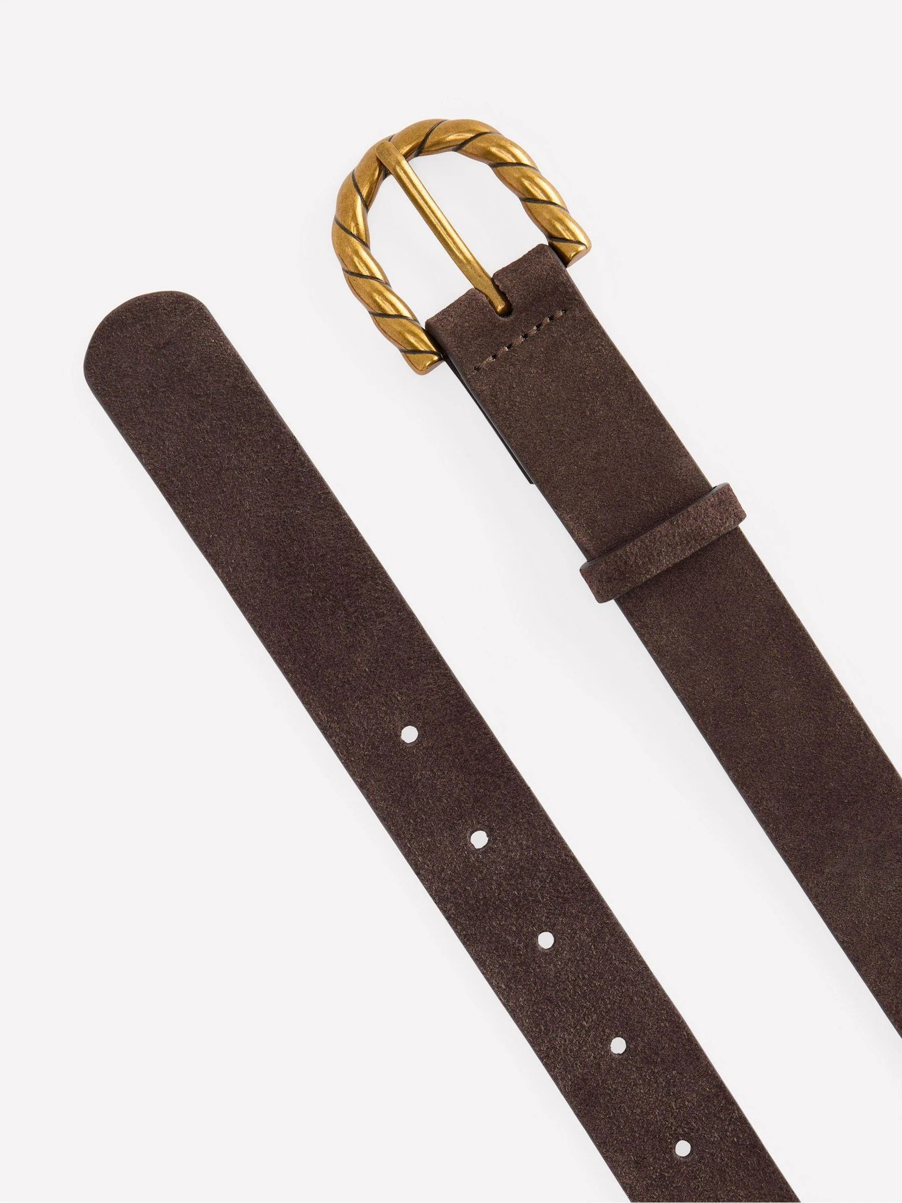 Boden Brown Twist Buckle Belt