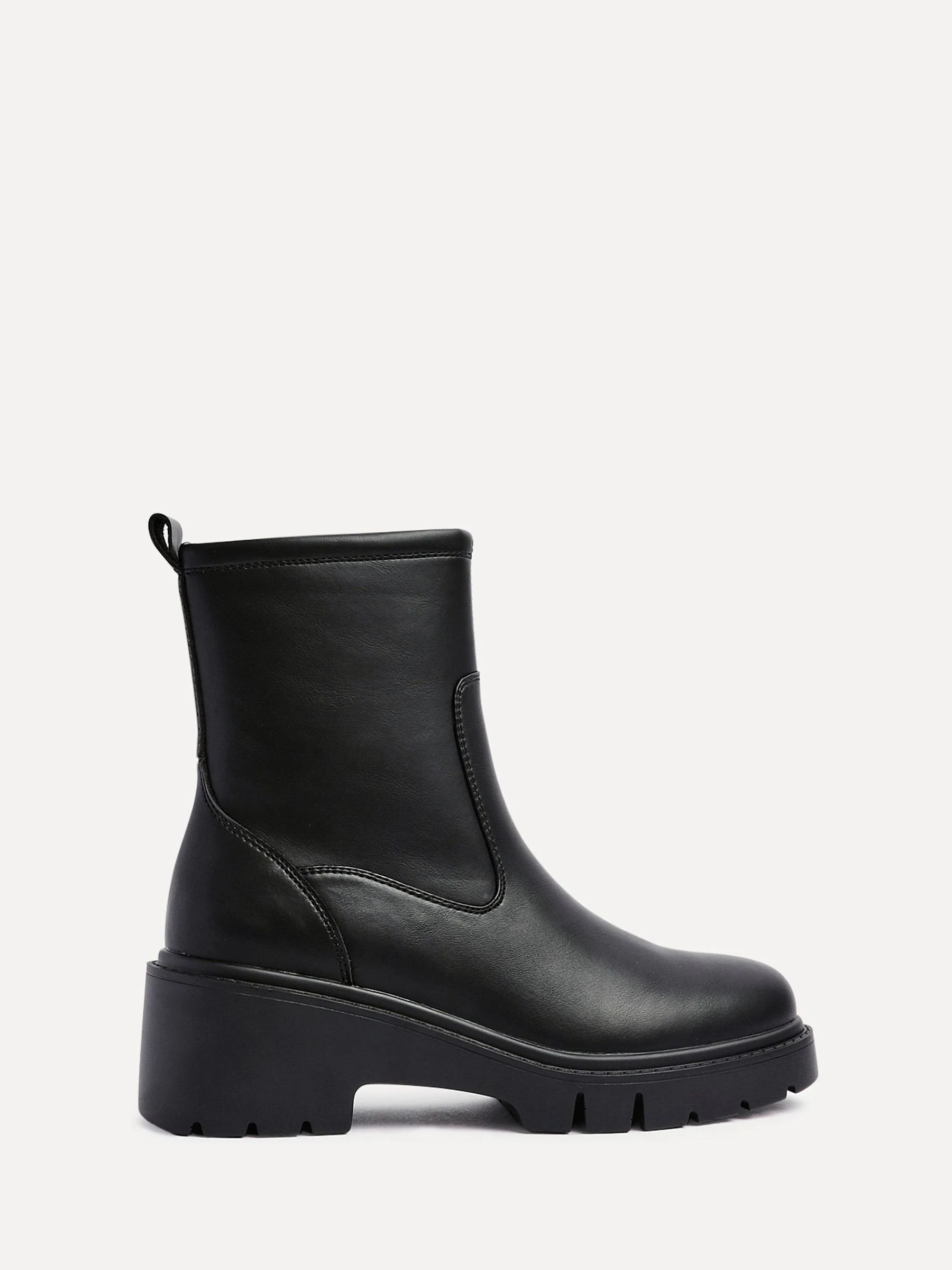 Linzi Black Limited Wedge Ankle Boots