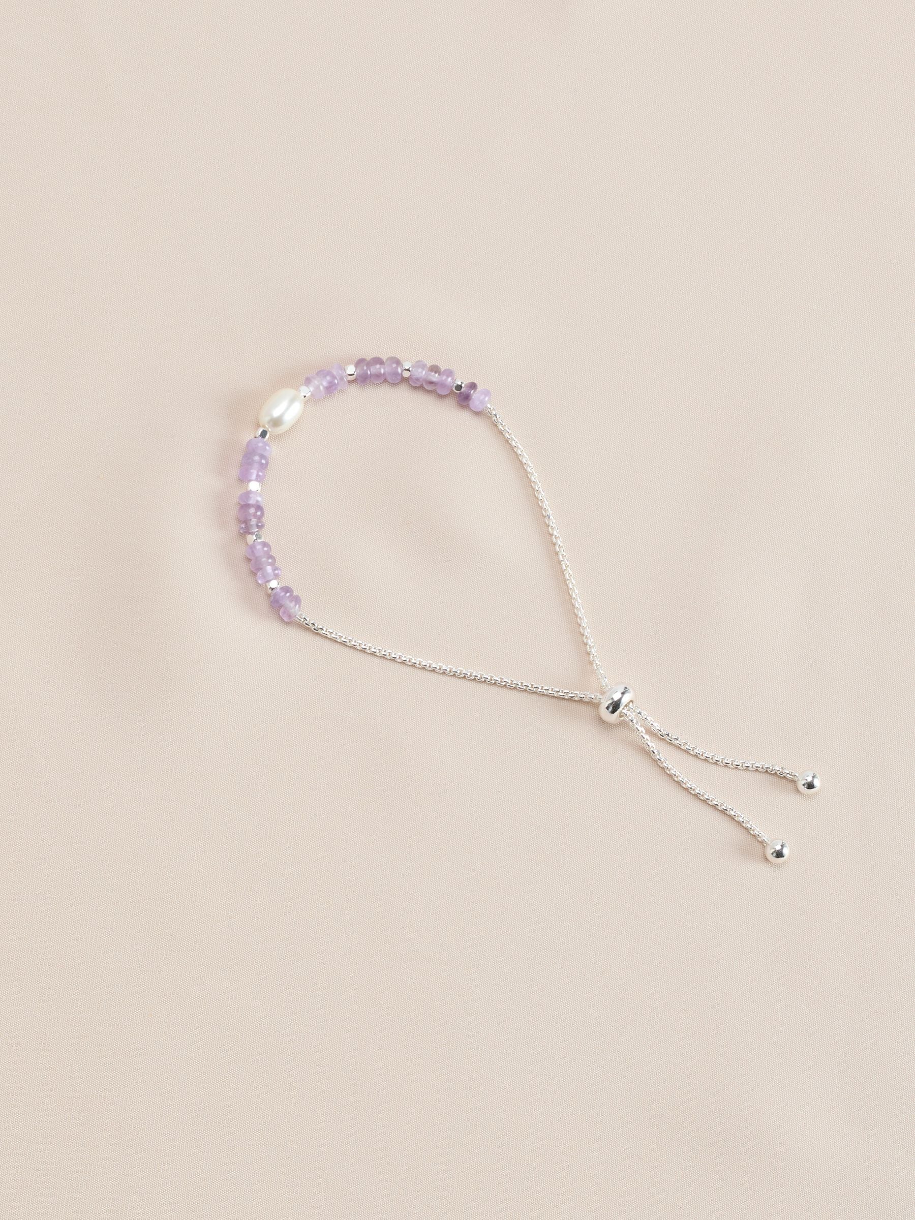 Gold/Silver Semi Precious Stone Pully Bracelet