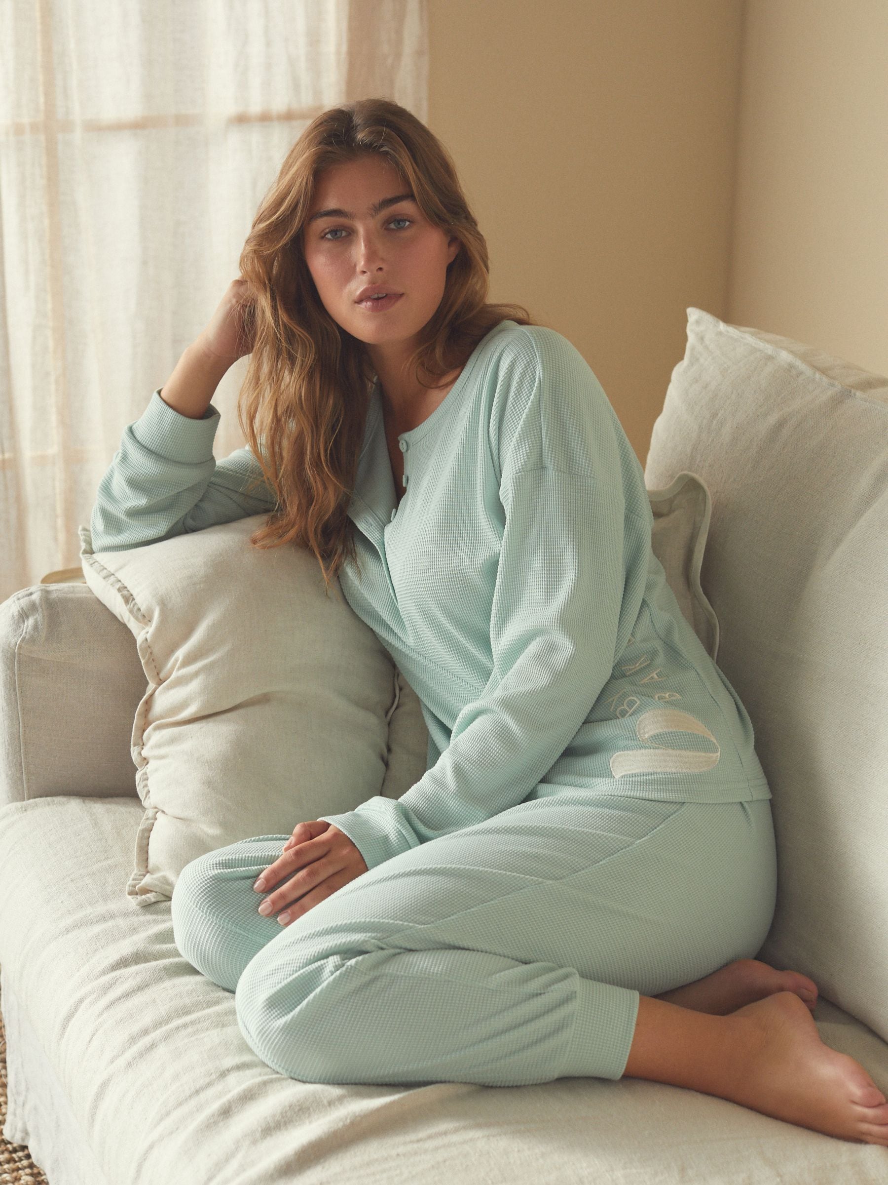 B by Ted Baker Brushed Waffle Pyjamas
