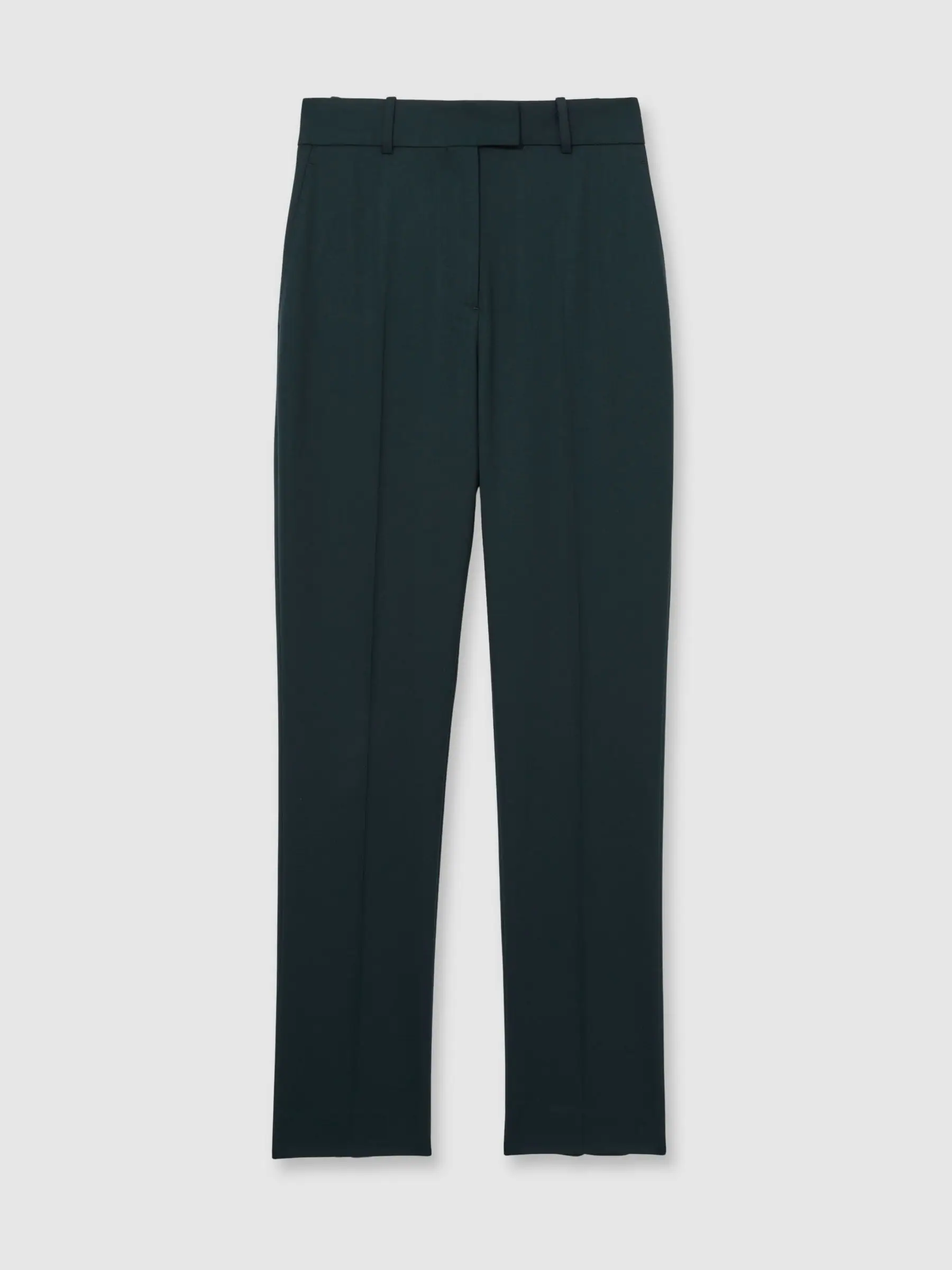 Reiss Green Jade Petite Wool-Blend Slim-Fit Suit Trousers