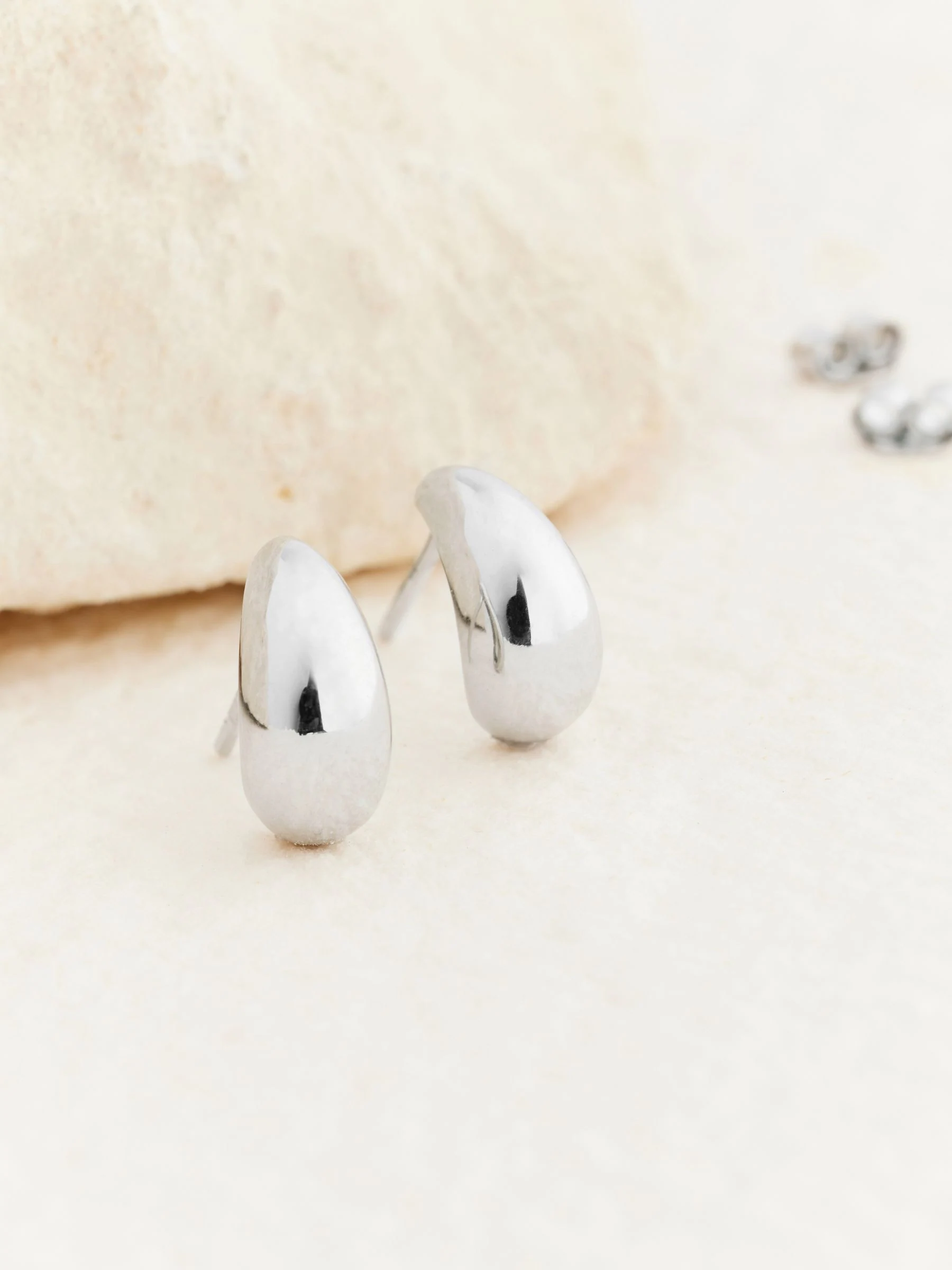 Sterling Silver Mini Teardrop Earrings