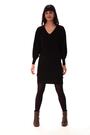 Roman Black V-Neck Knit Jumper Dress