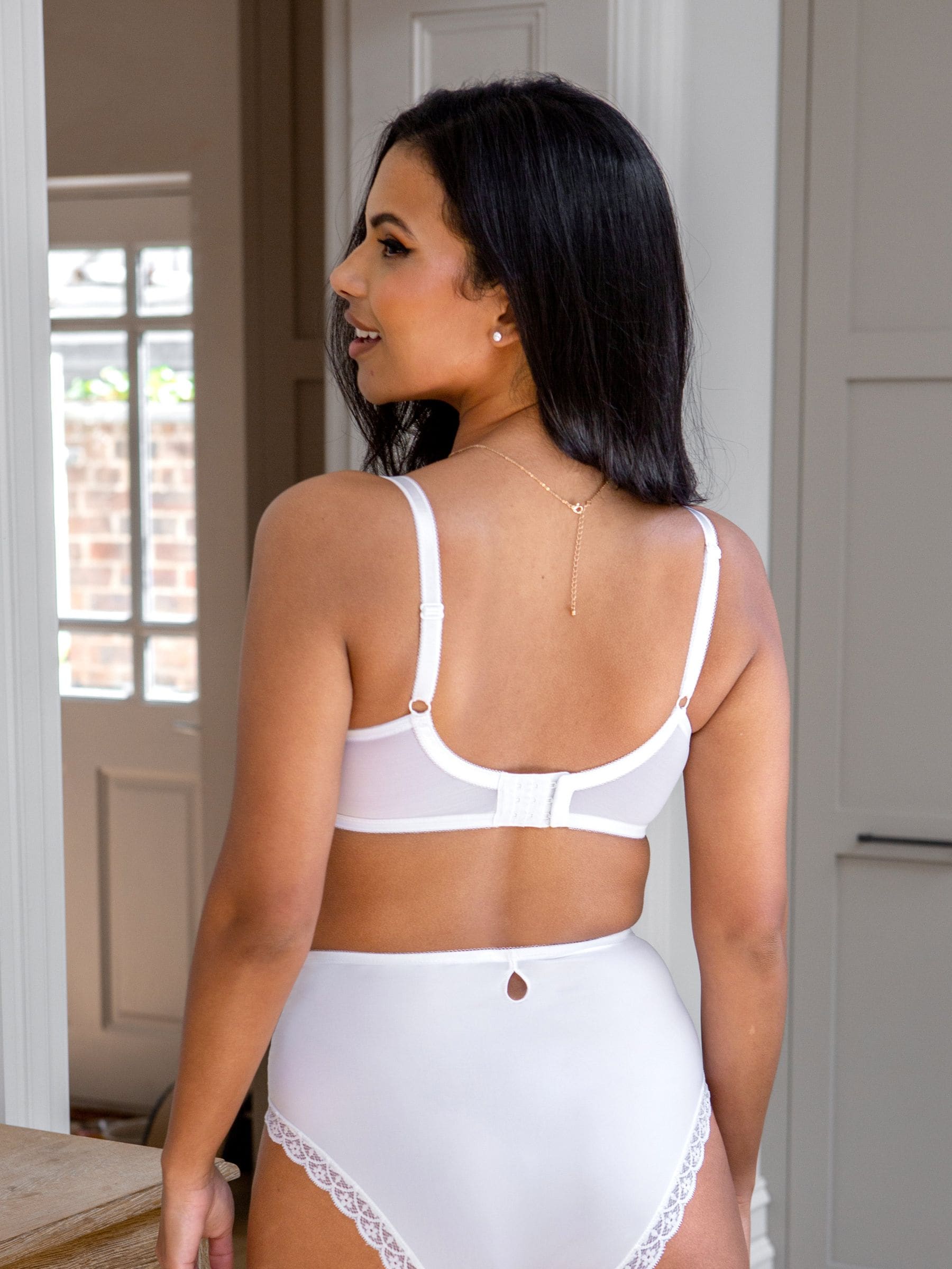 Pour Moi White Non Padded Rebel Bra
