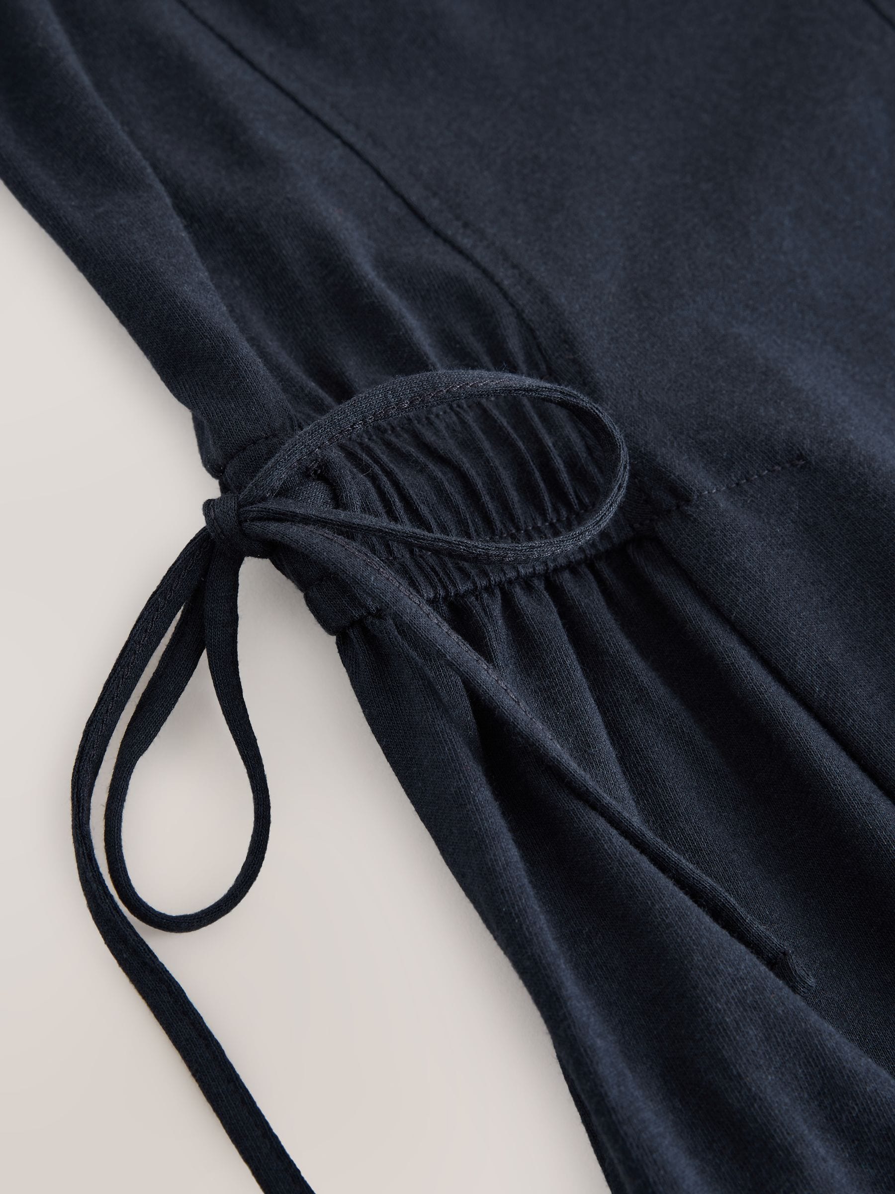 Navy Jersey V-Neck jumpsuit