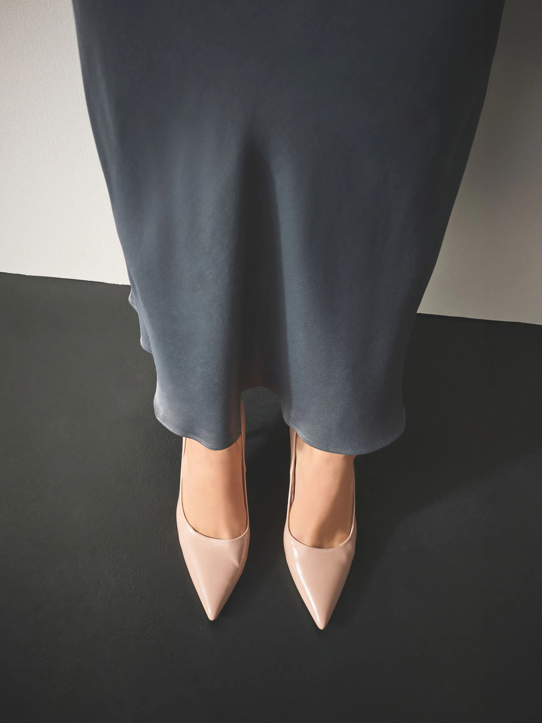 Blush Pink Standard/Wide Fit Forever Comfort® Point Toe Court Heels