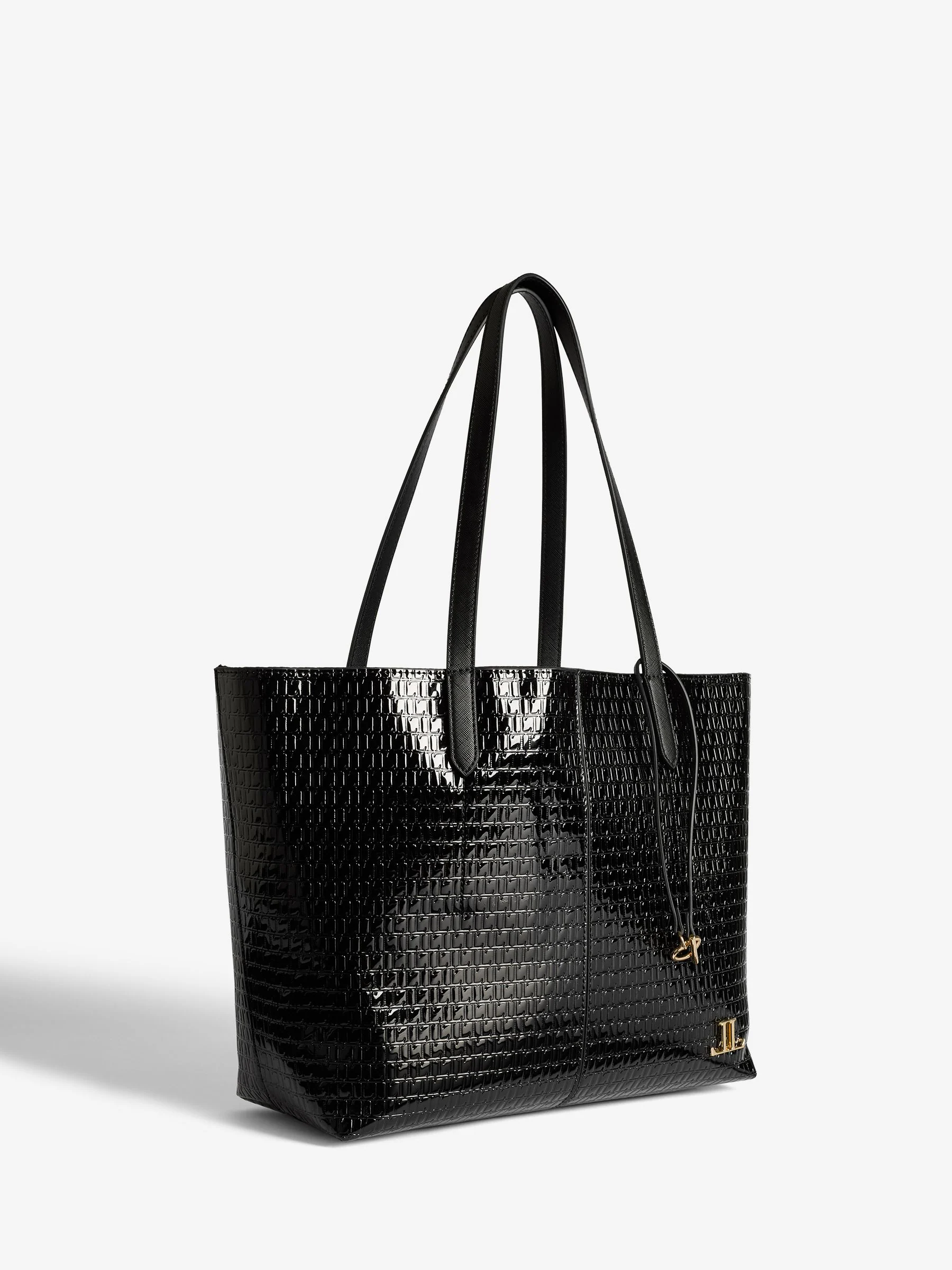 Lipsy Black Embossed Shoppers Bag
