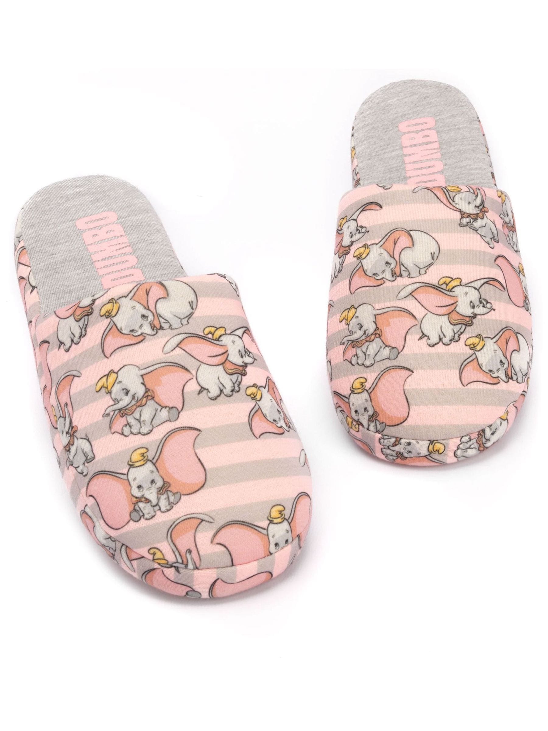 Vanilla Underground Grey Dumbo Womens Winter Mule Slippers