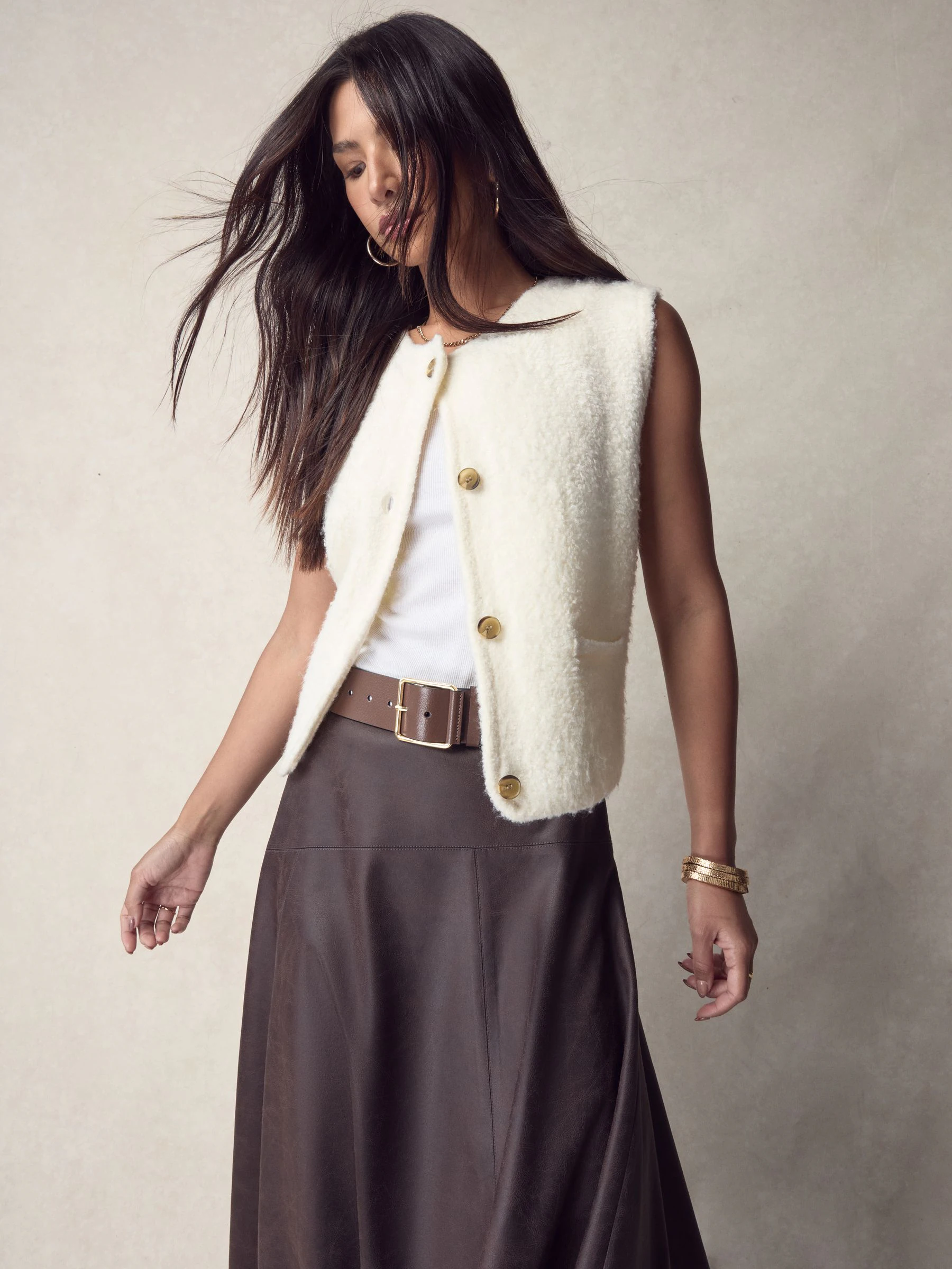 Mocha Brown N. Premium Made In Italy Wide Leather Belt