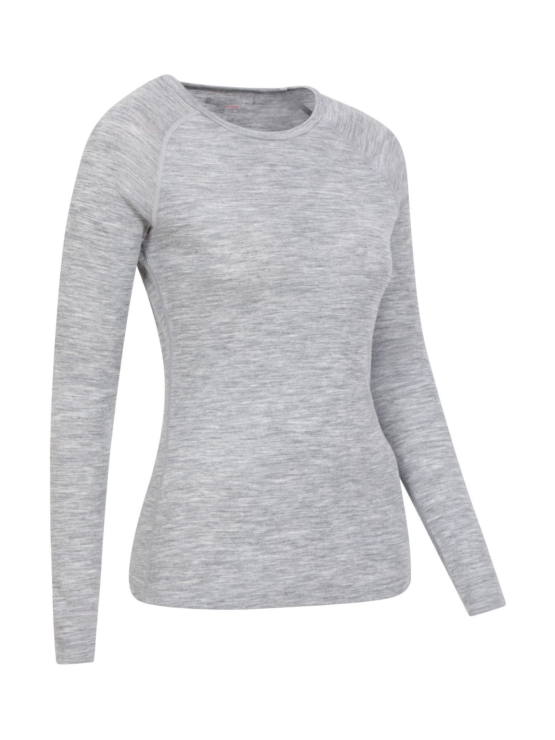 Mountain Warehouse Grey Womens Merino II Thermal Top