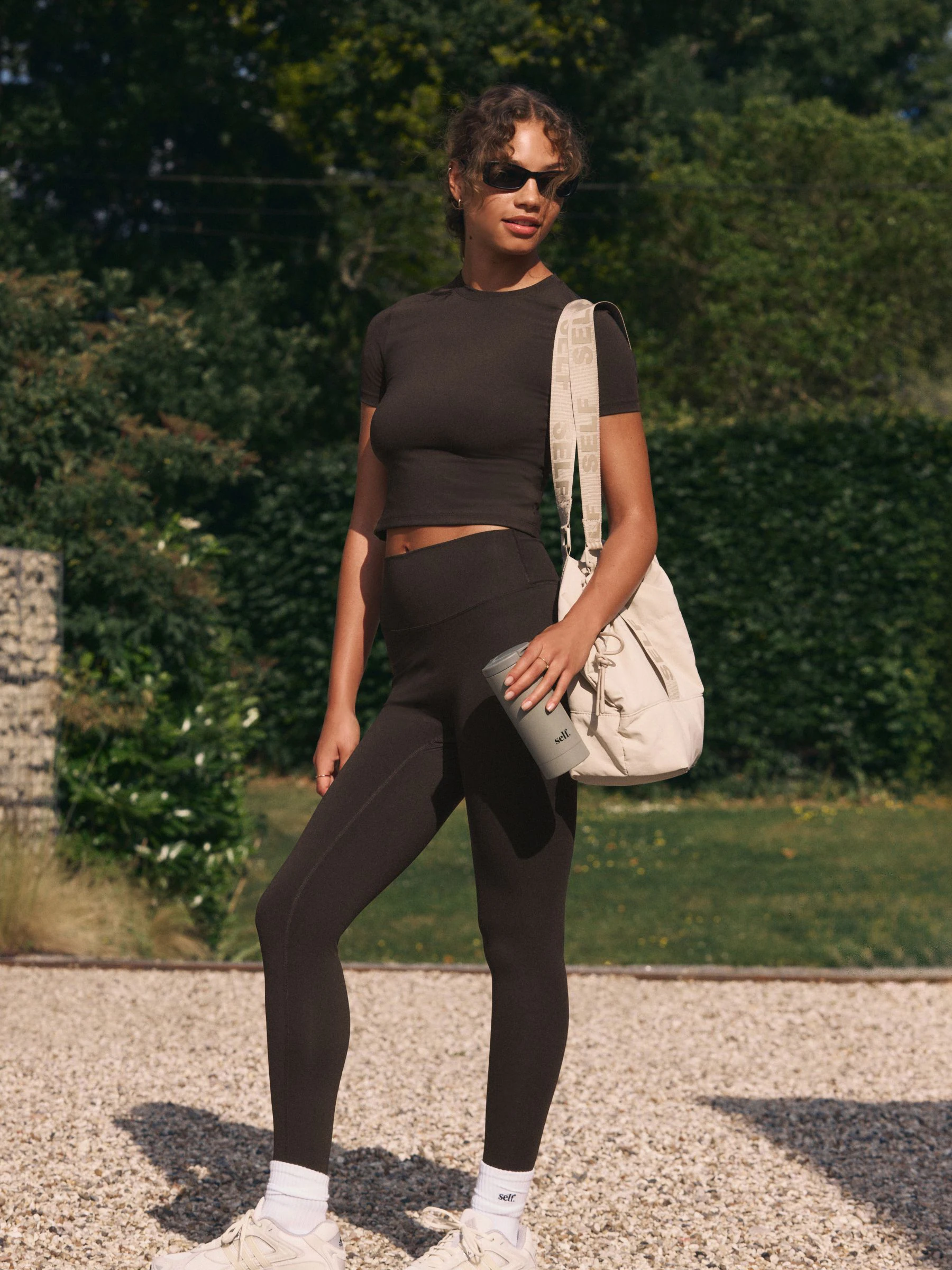 self. Chocolate High Waist Leggings