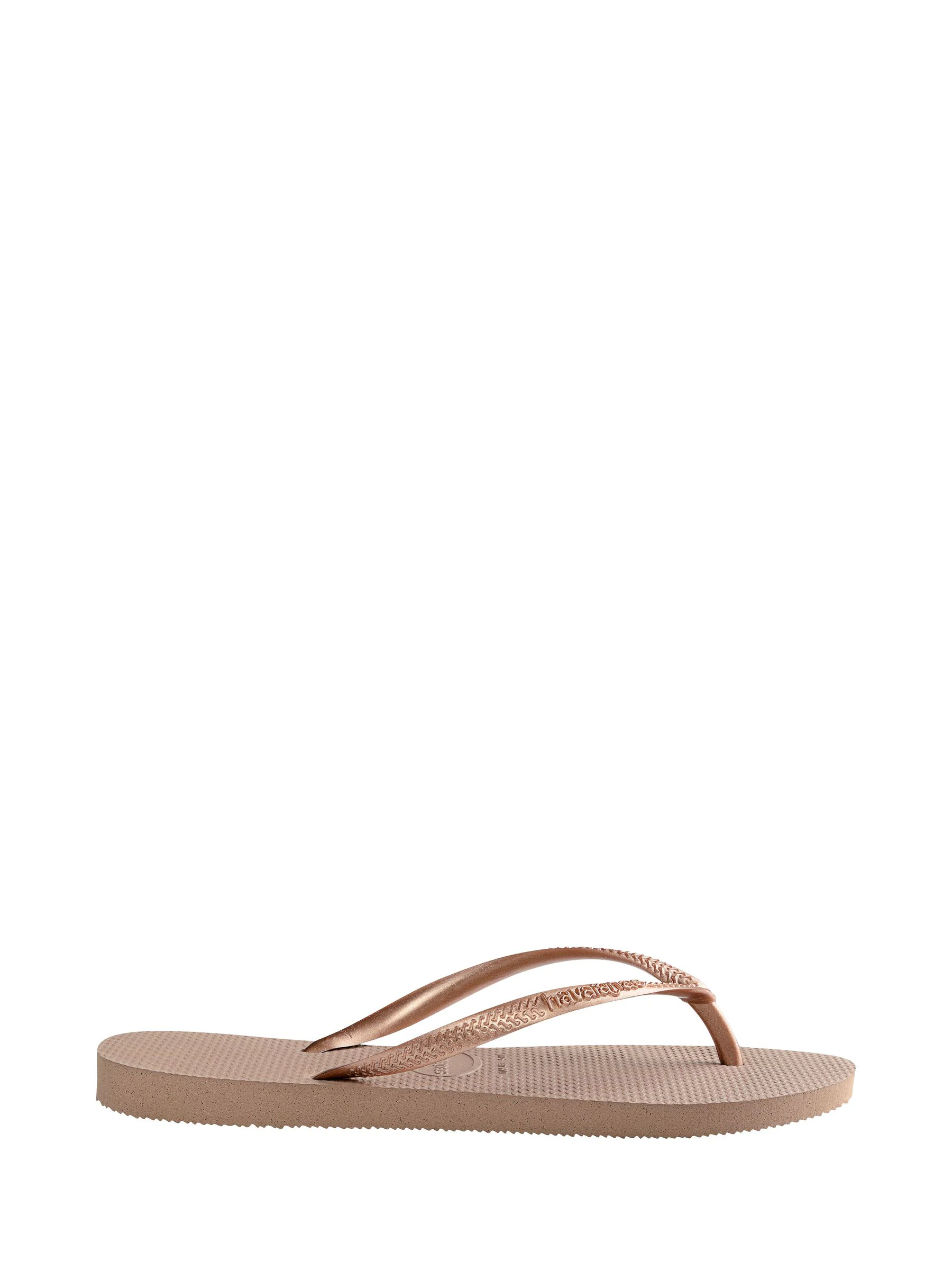 Havaianas Light Gold Slim Flip Flops