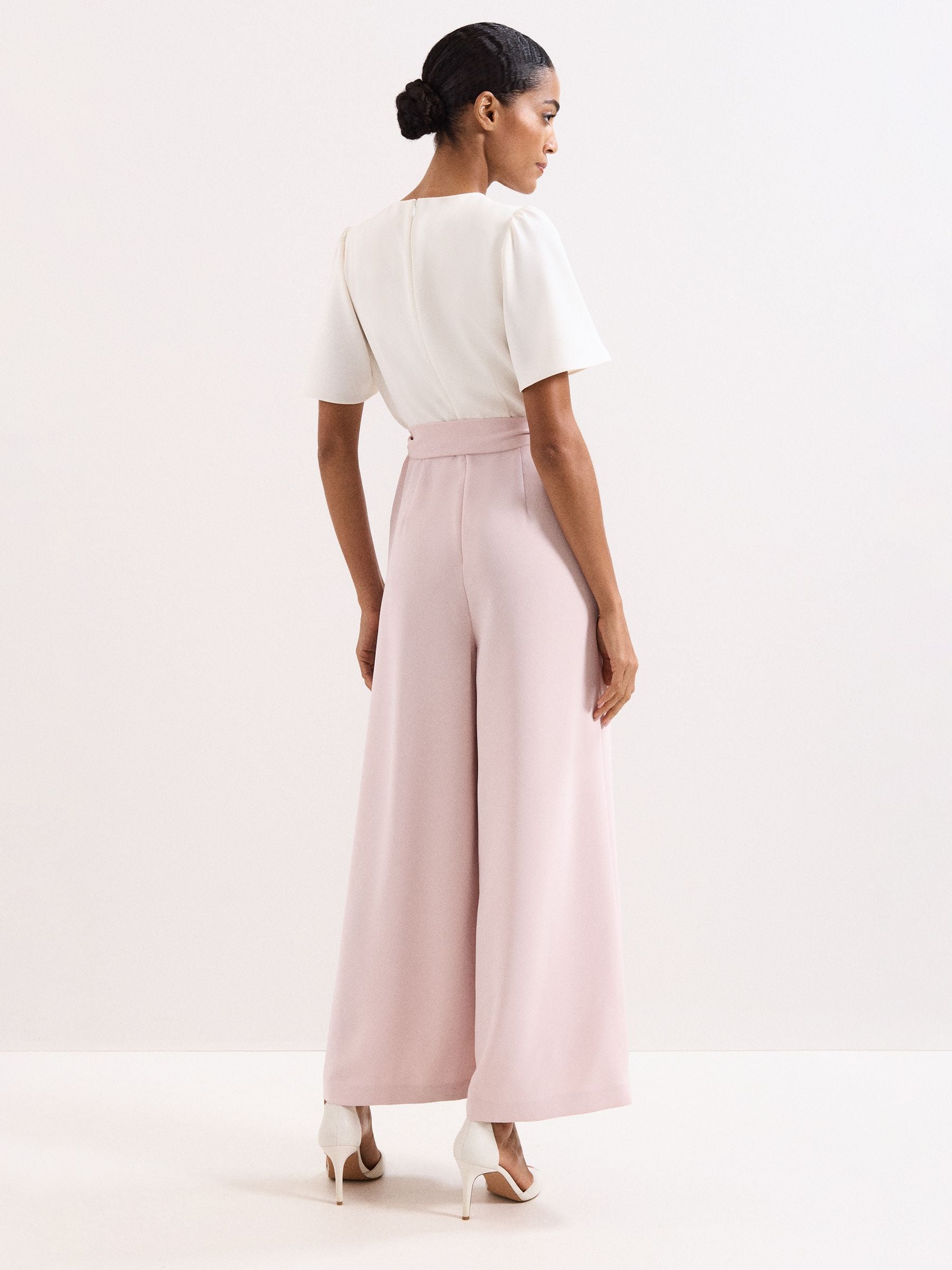 Phase Eight Pink Petite Kallie Jumpsuit