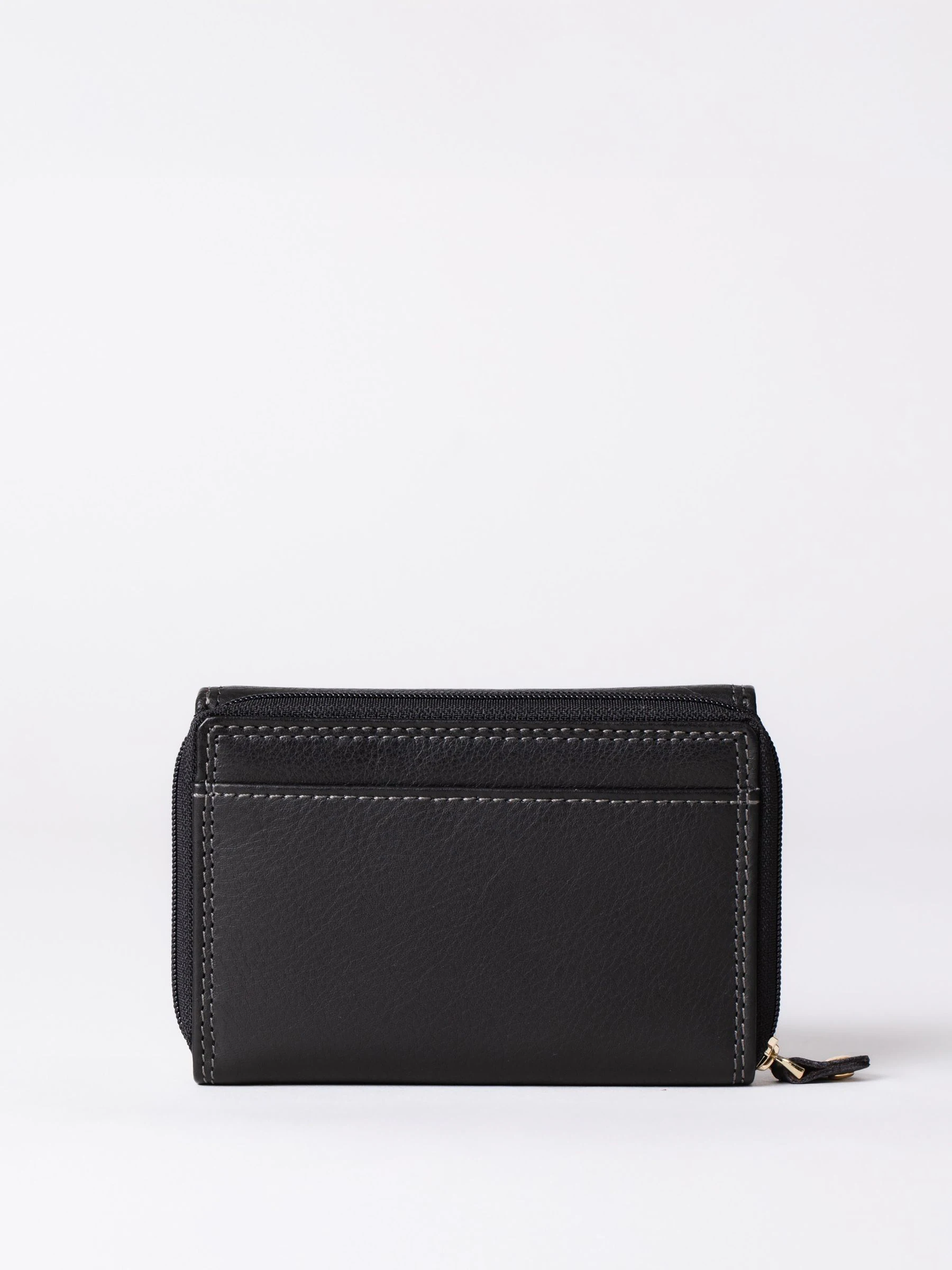 Lakeland Leather Black Small Purse