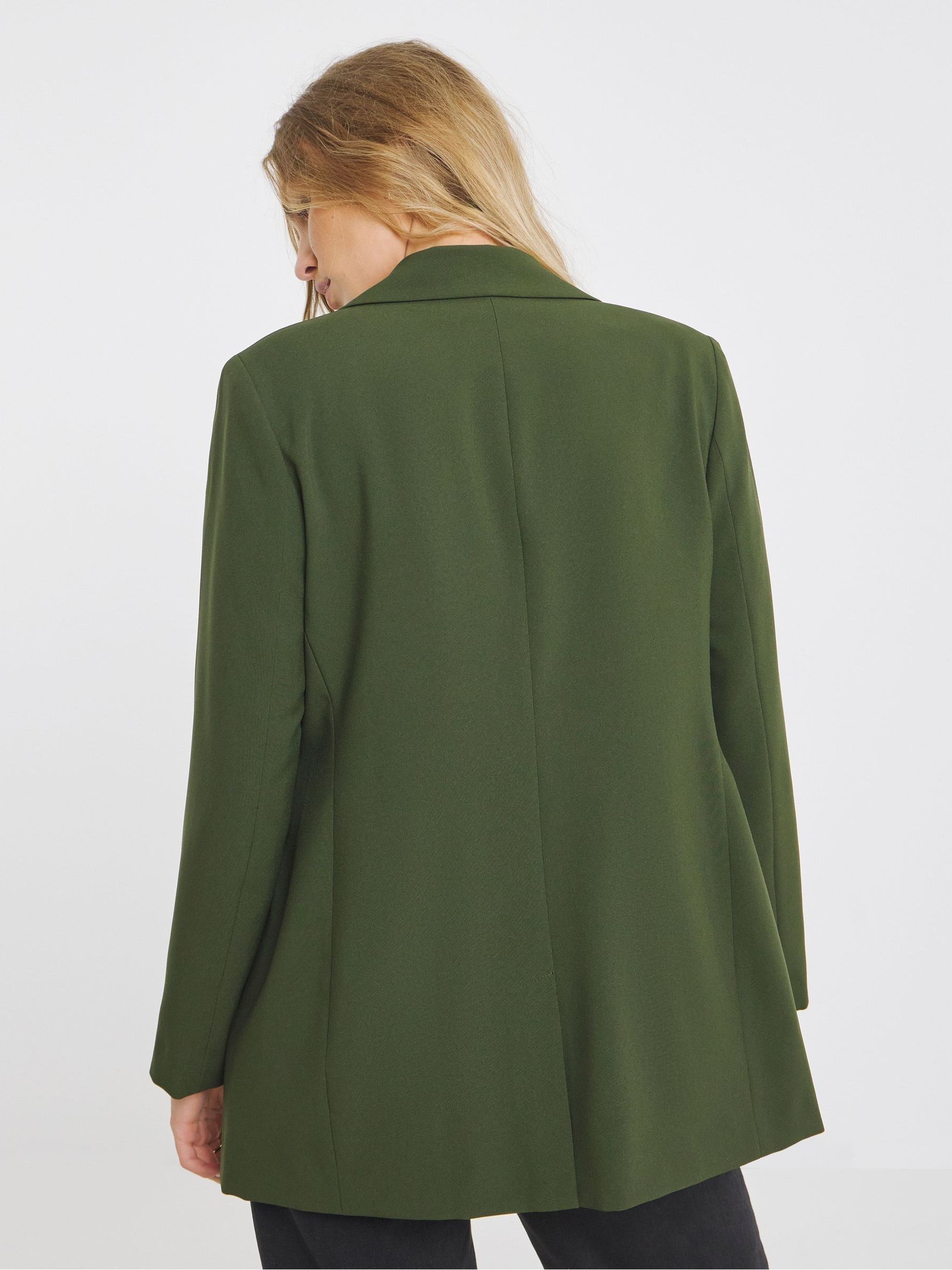 Simply Be Green Value Relaxed Blazer