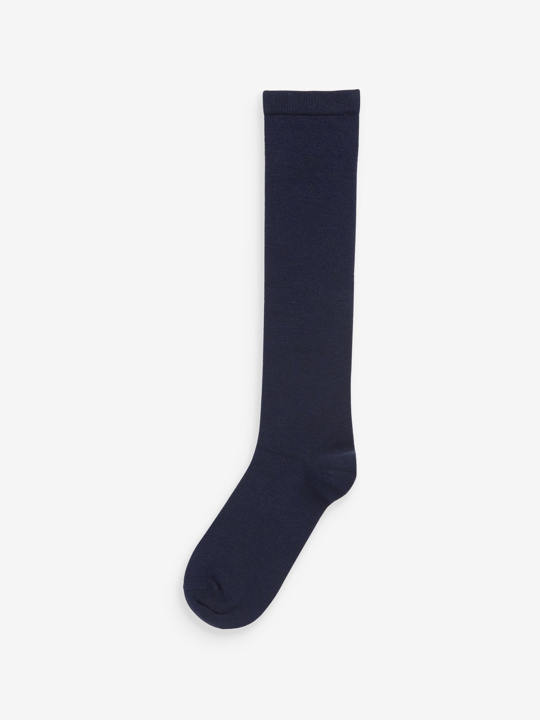 Navy Blue Modal Blend Knee High Socks 2 Pack