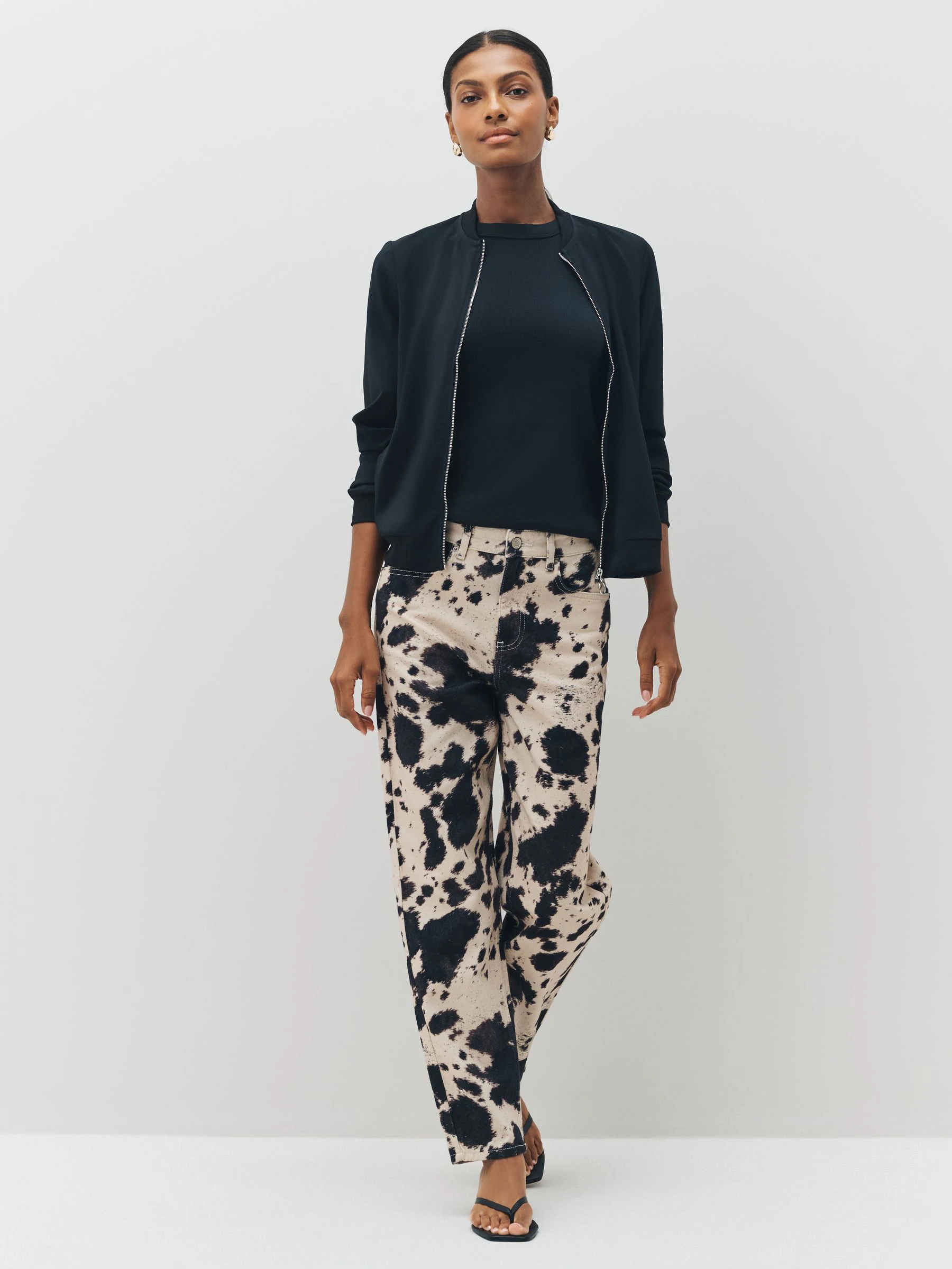 VERO MODA Black Lightweight Bomber Jacket