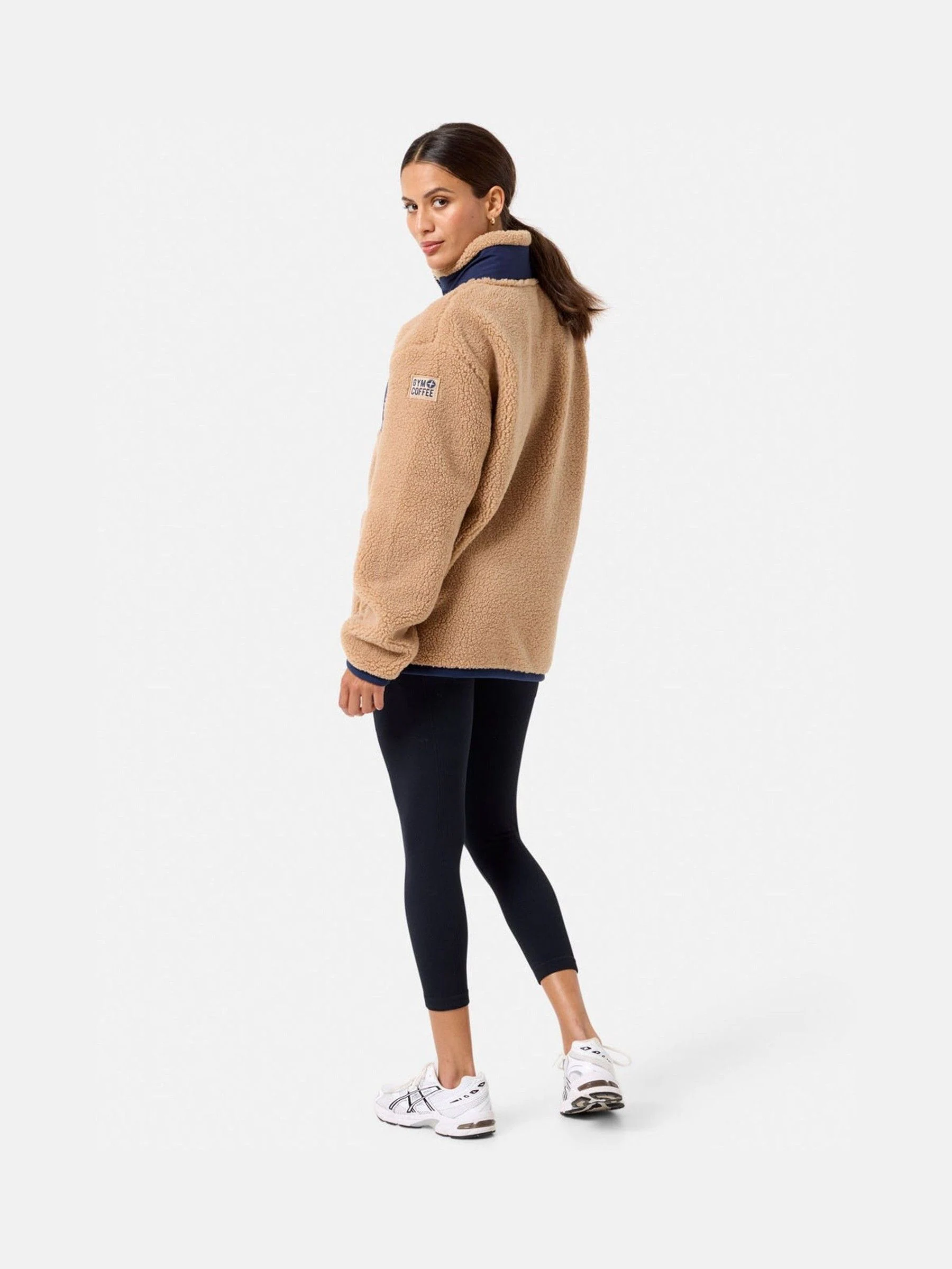 Gym + Coffee Brown Industry Fleece Jacket