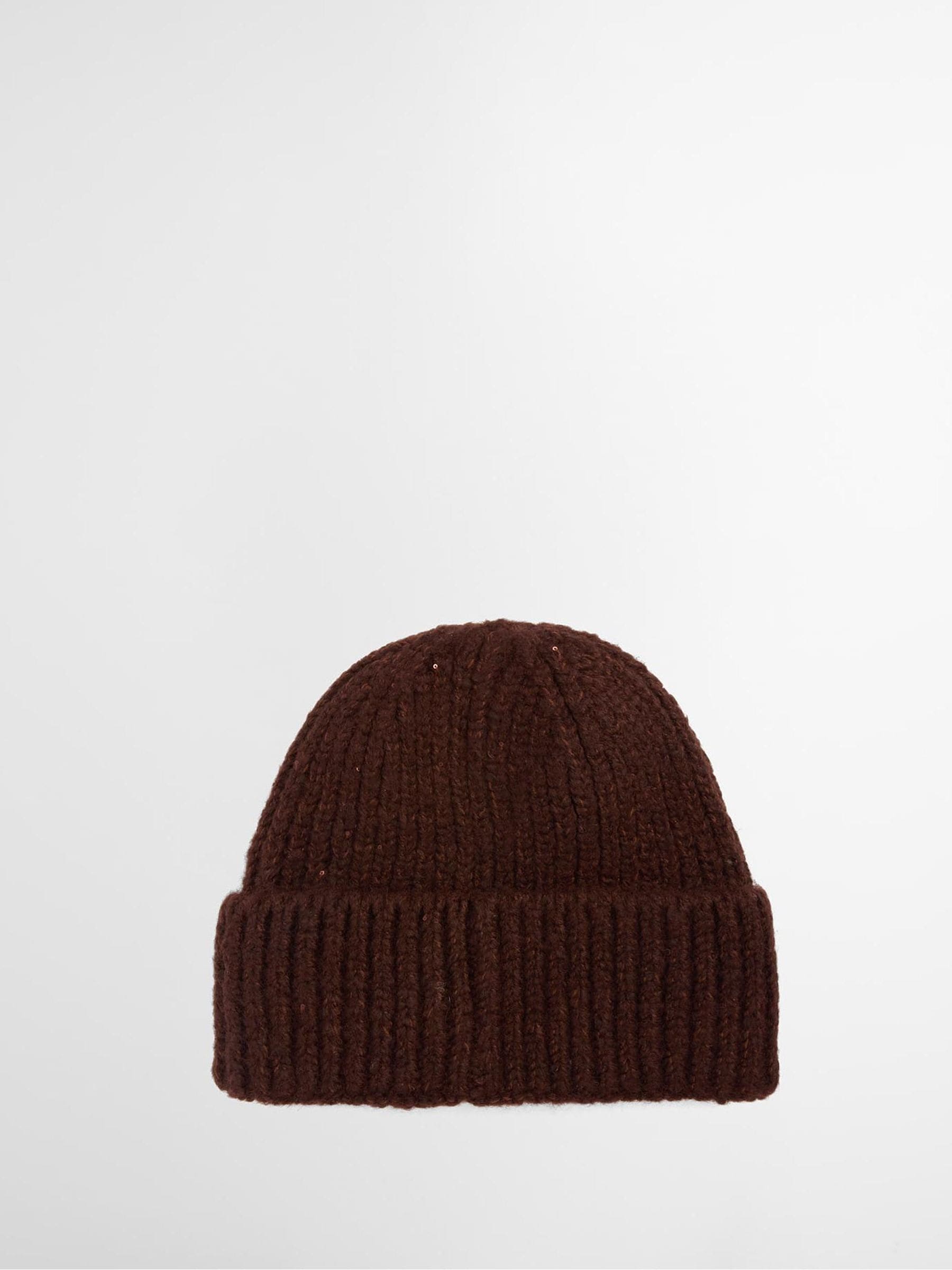 Barbour® International Chocolate Brown Aria Beanie Hat