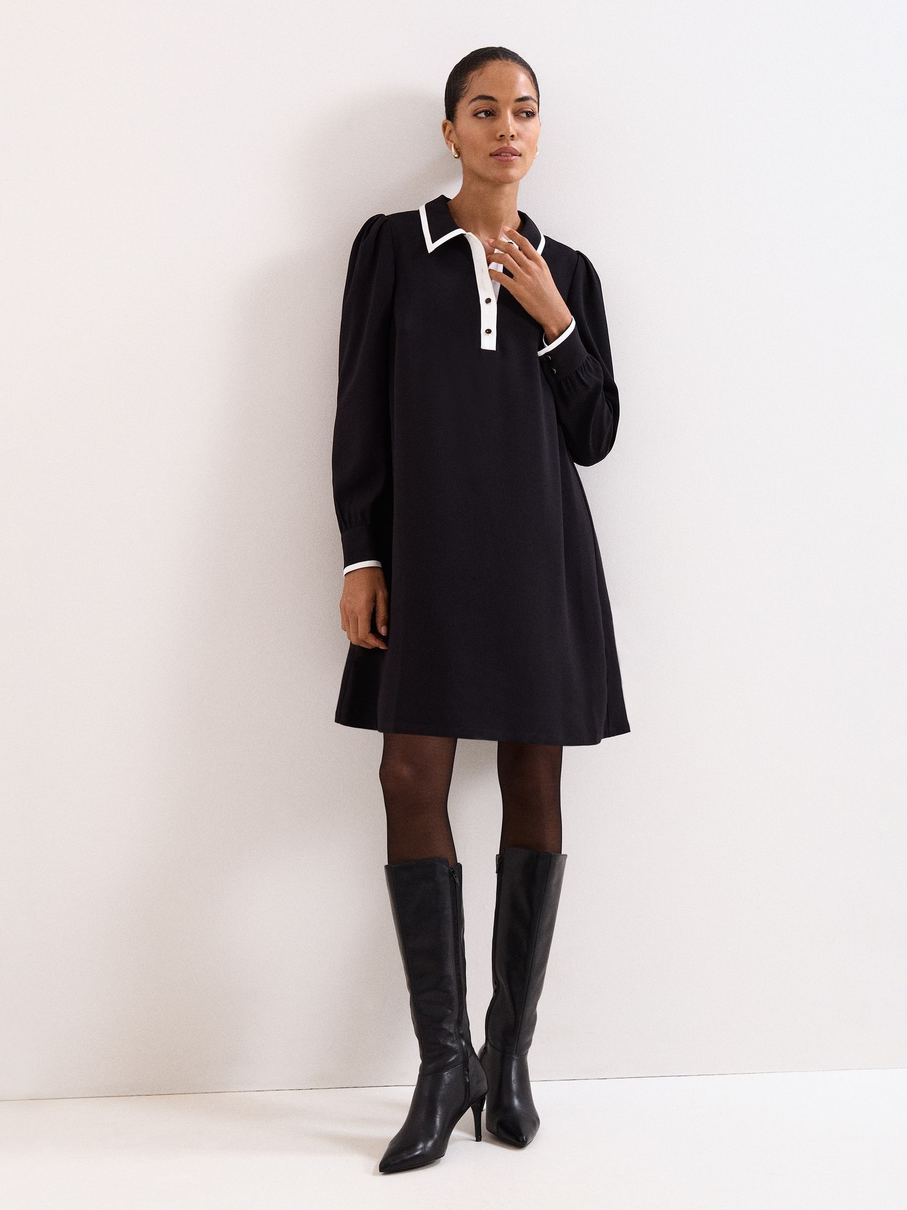 Phase Eight Black Gina Dress