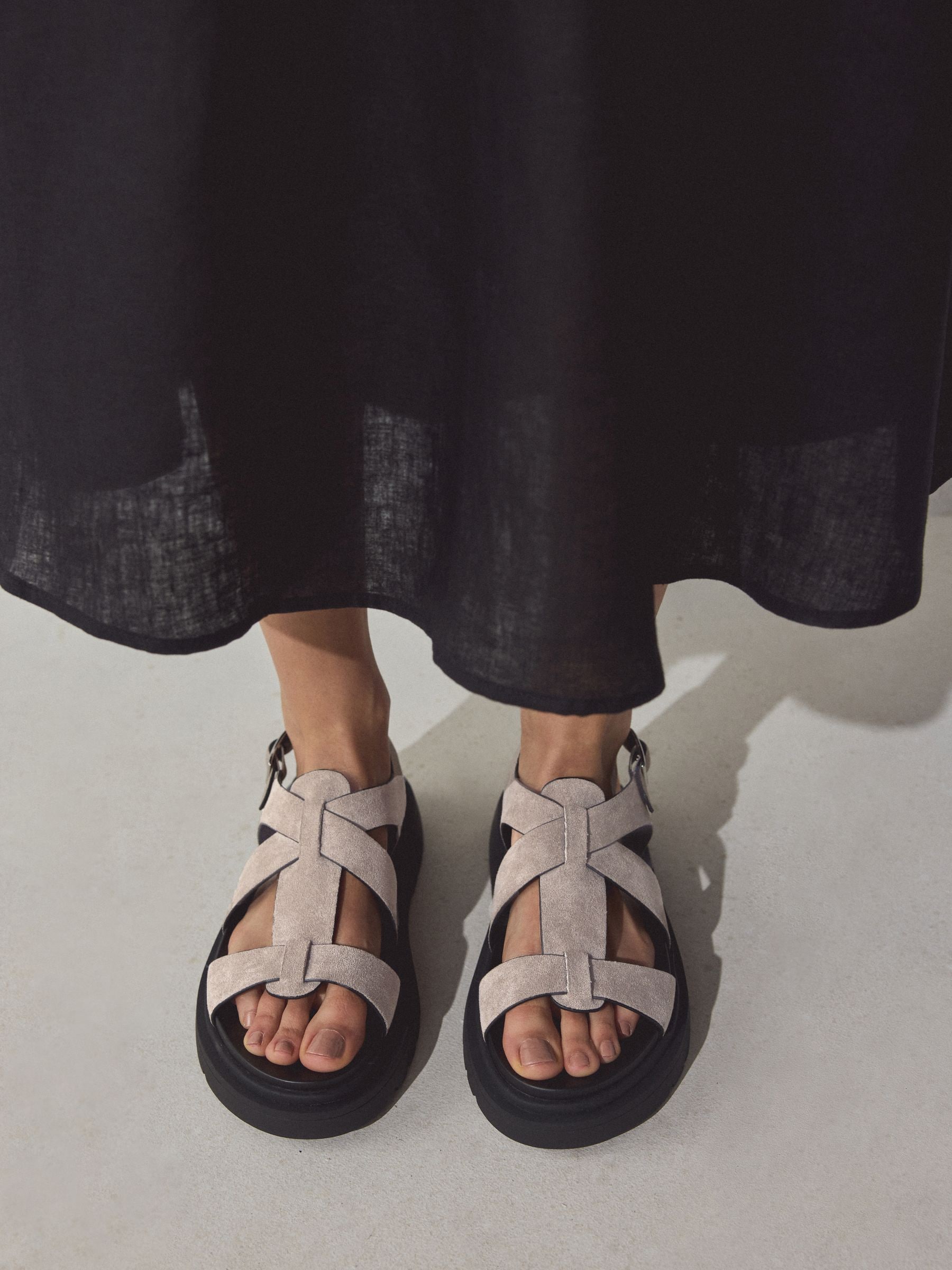 Neutral Forever Comfort® Chunky Sandals