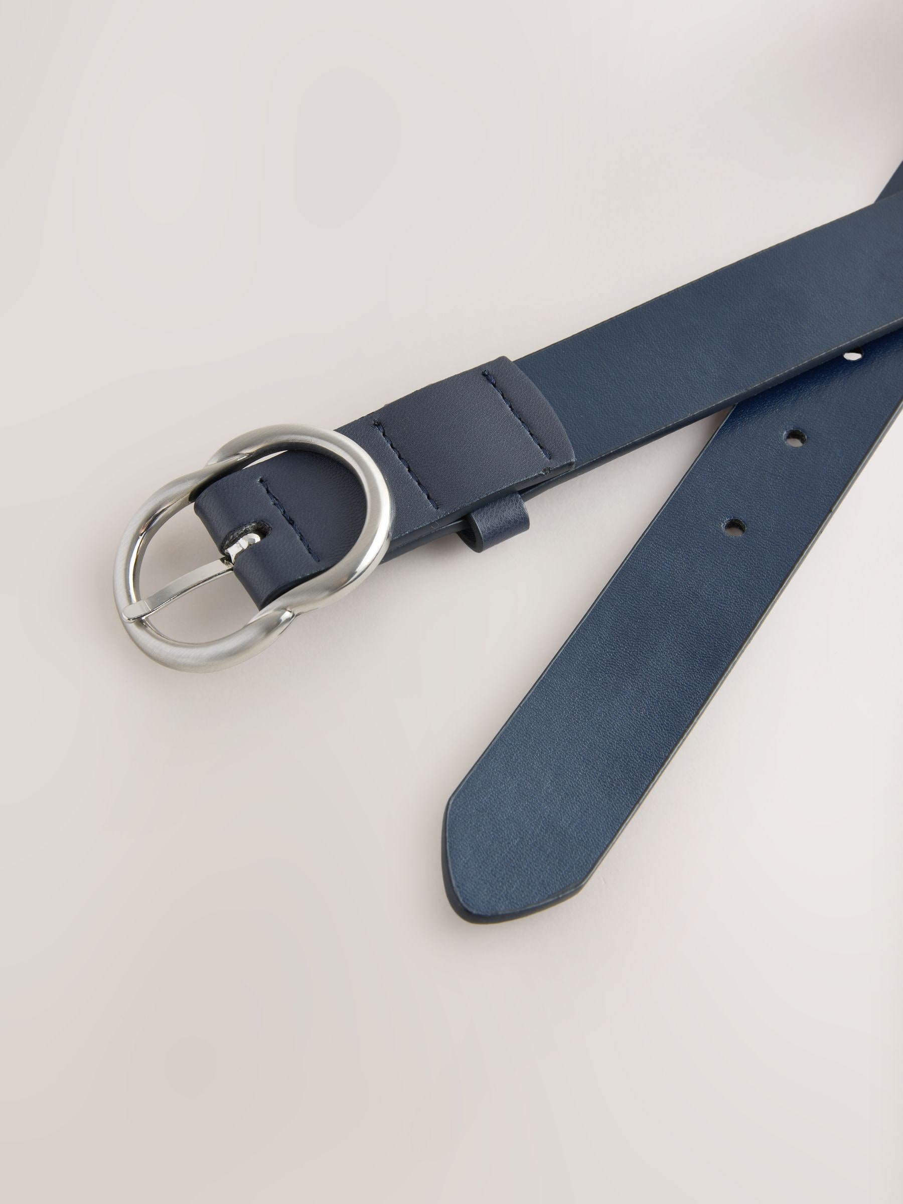 Navy Regular PU Belt