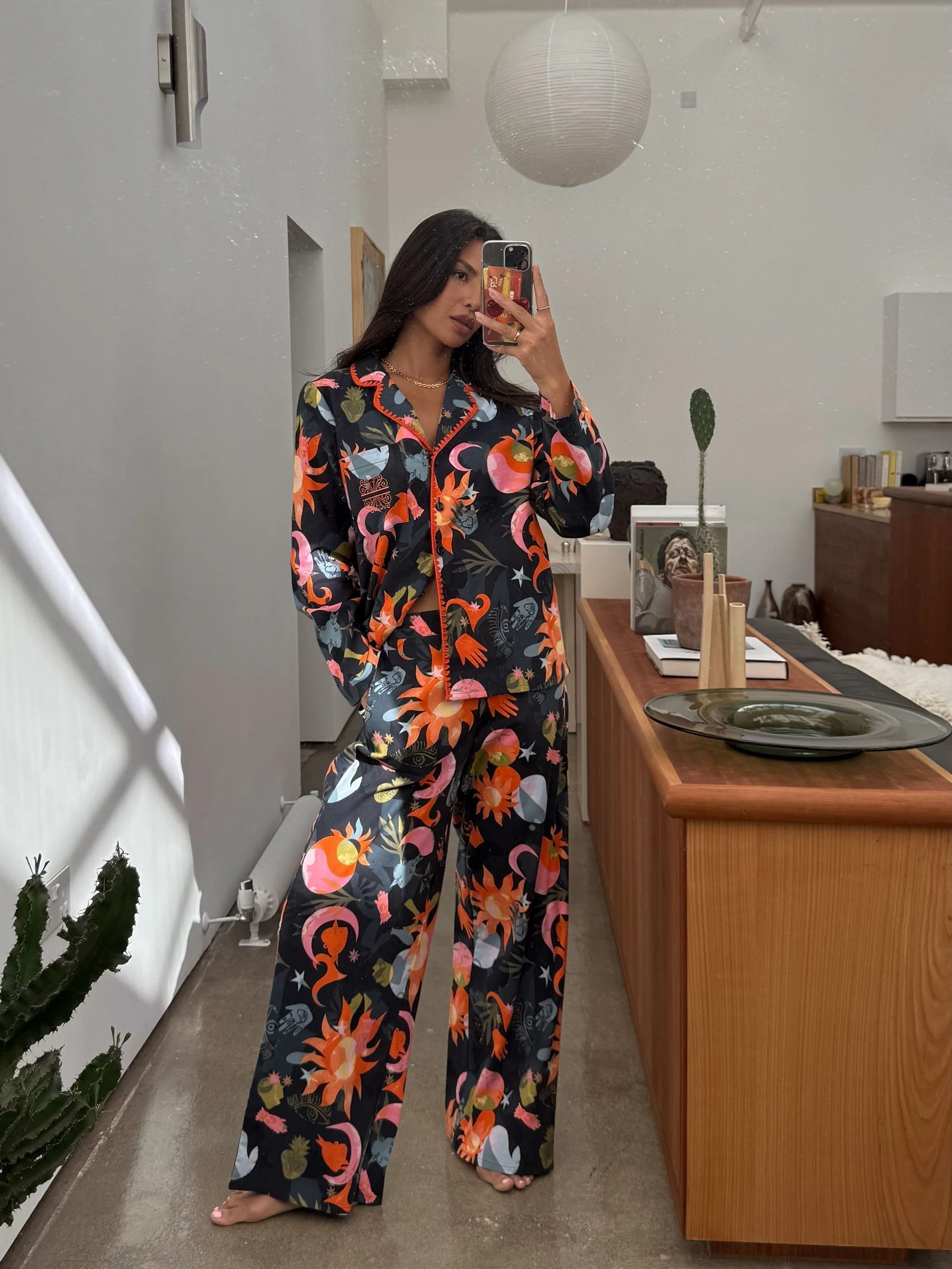 Never Fully Dressed Navy Corazon Cotton Button Through Shorts Set Pyjamas