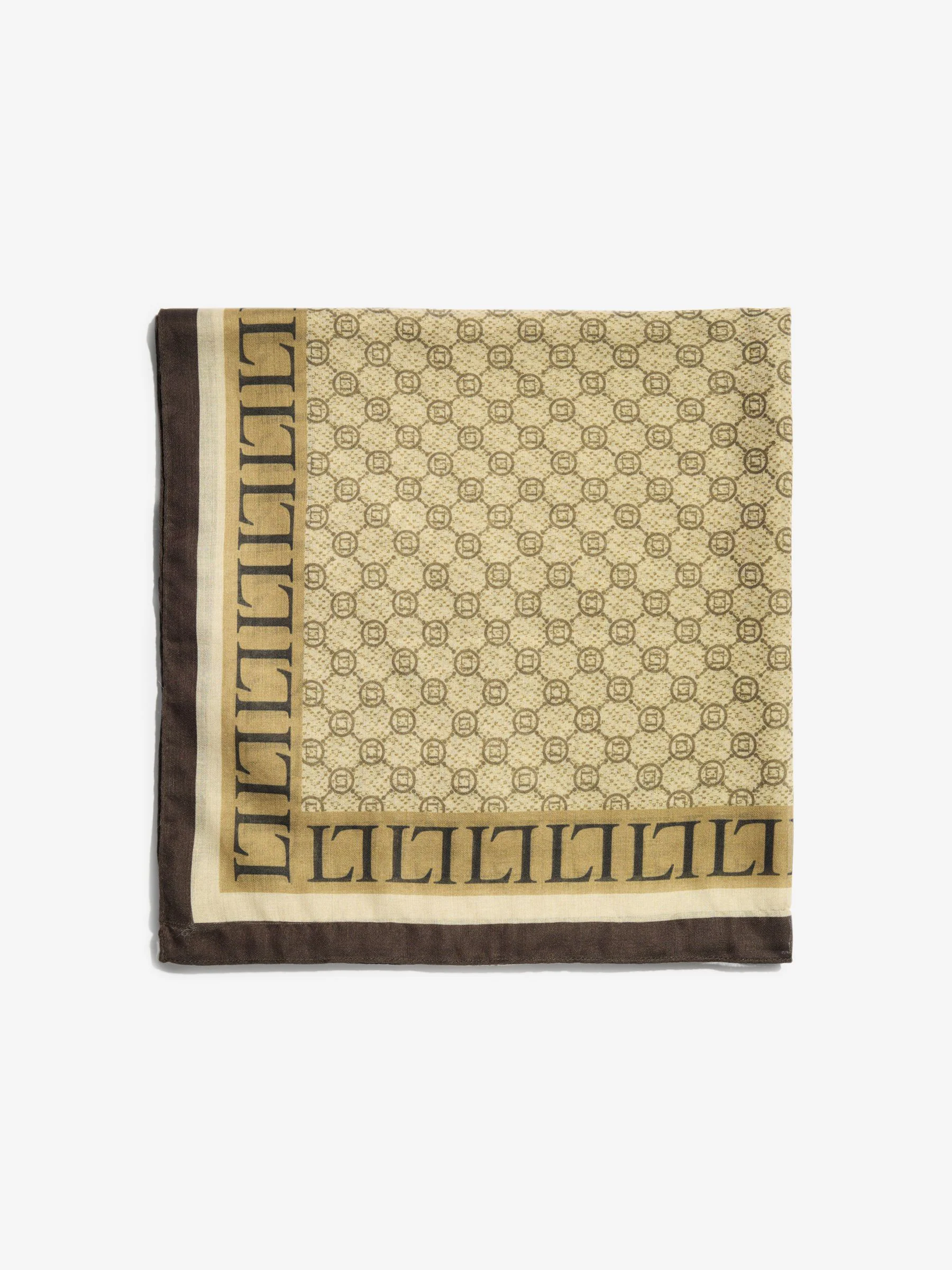 Lipsy Monochrome Logo Lightweight Printed Scarf