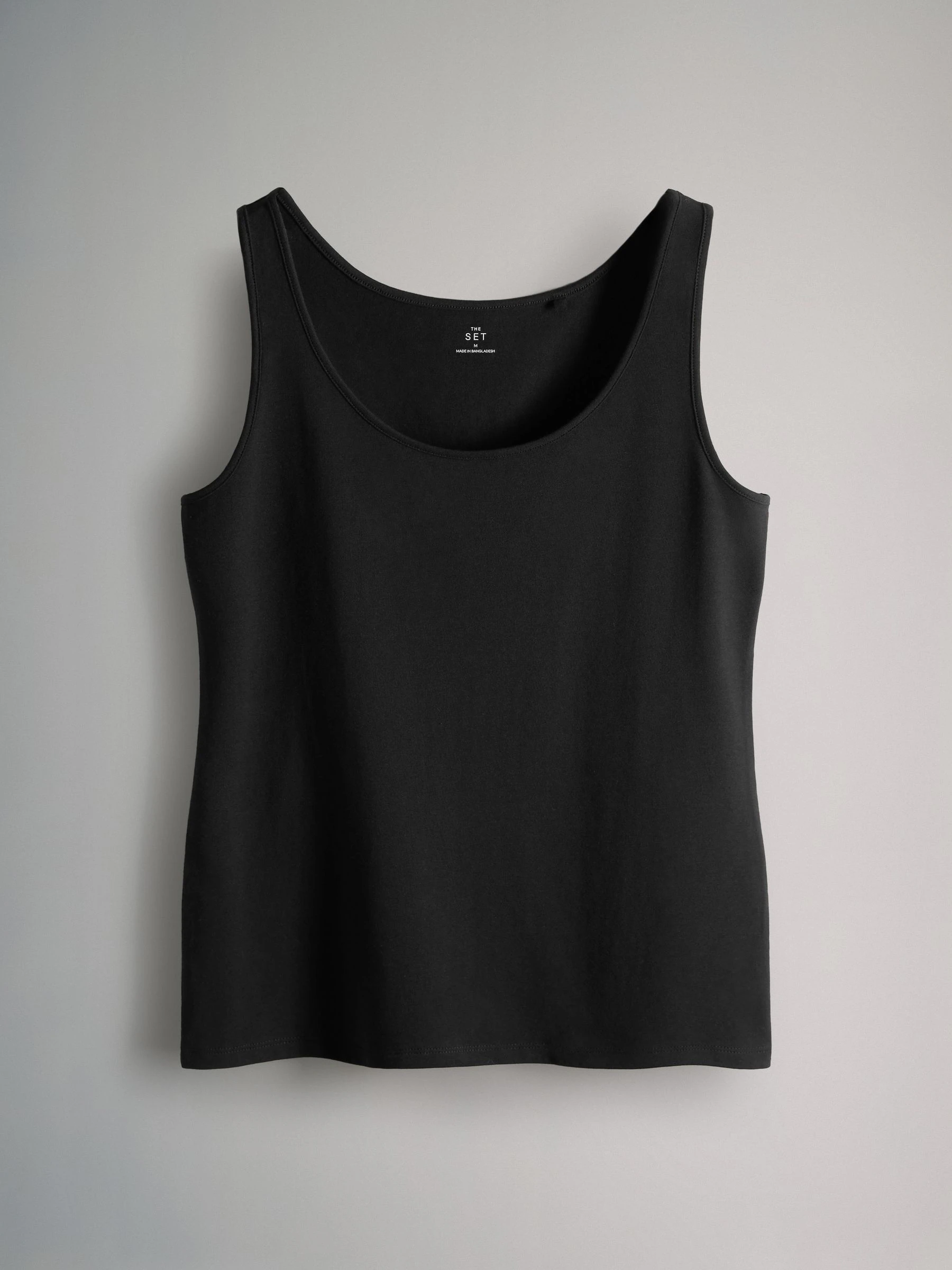 The Set 7 Pack Scoop Neck Vests Chocolate Brown