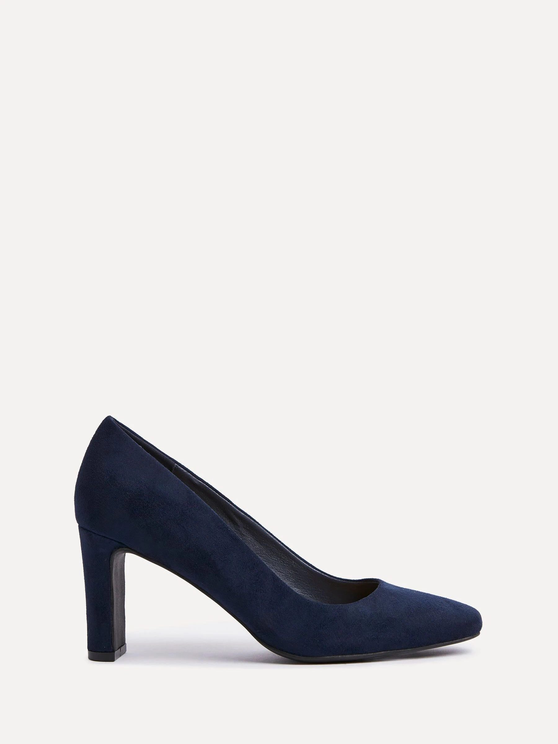 Linzi Blue Agenda Block Heel Courts