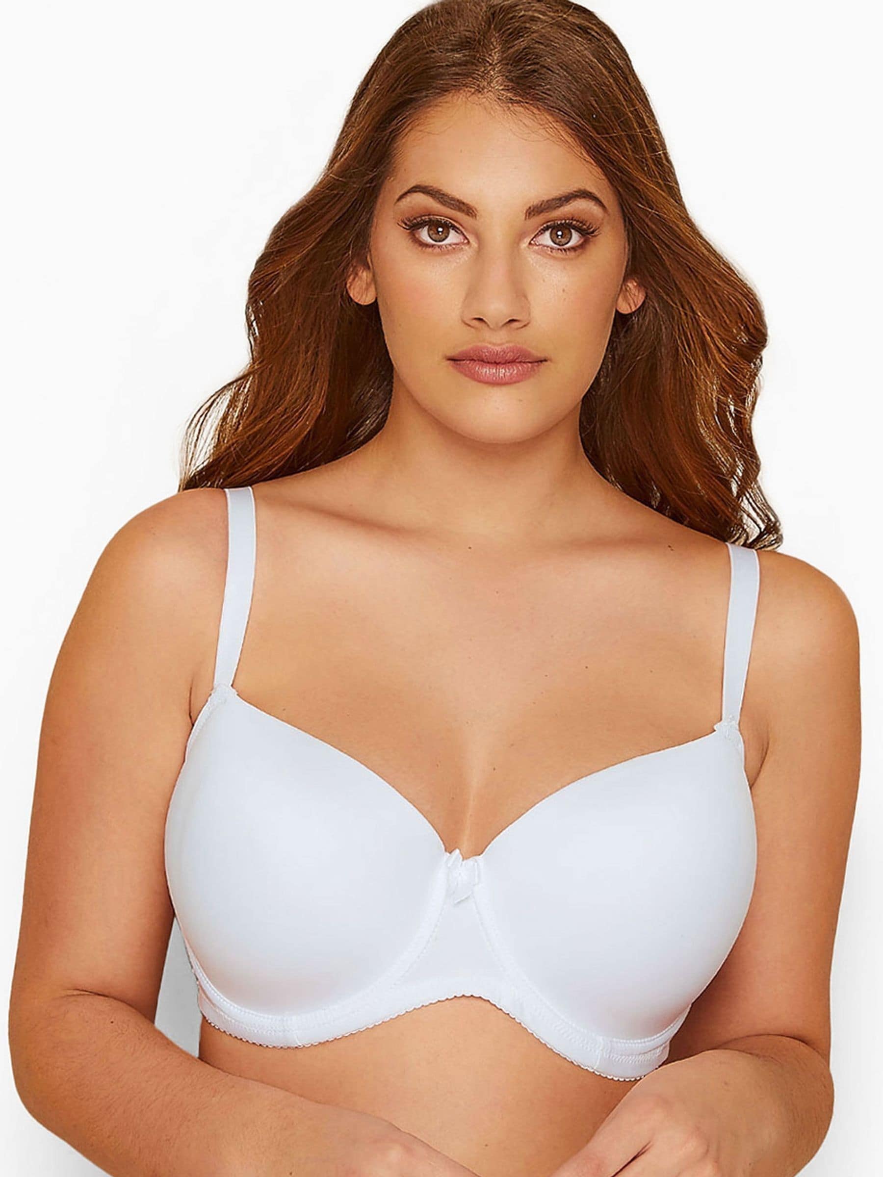 Yours Curve Black Moulded T-Shirt Bra 2 Pack