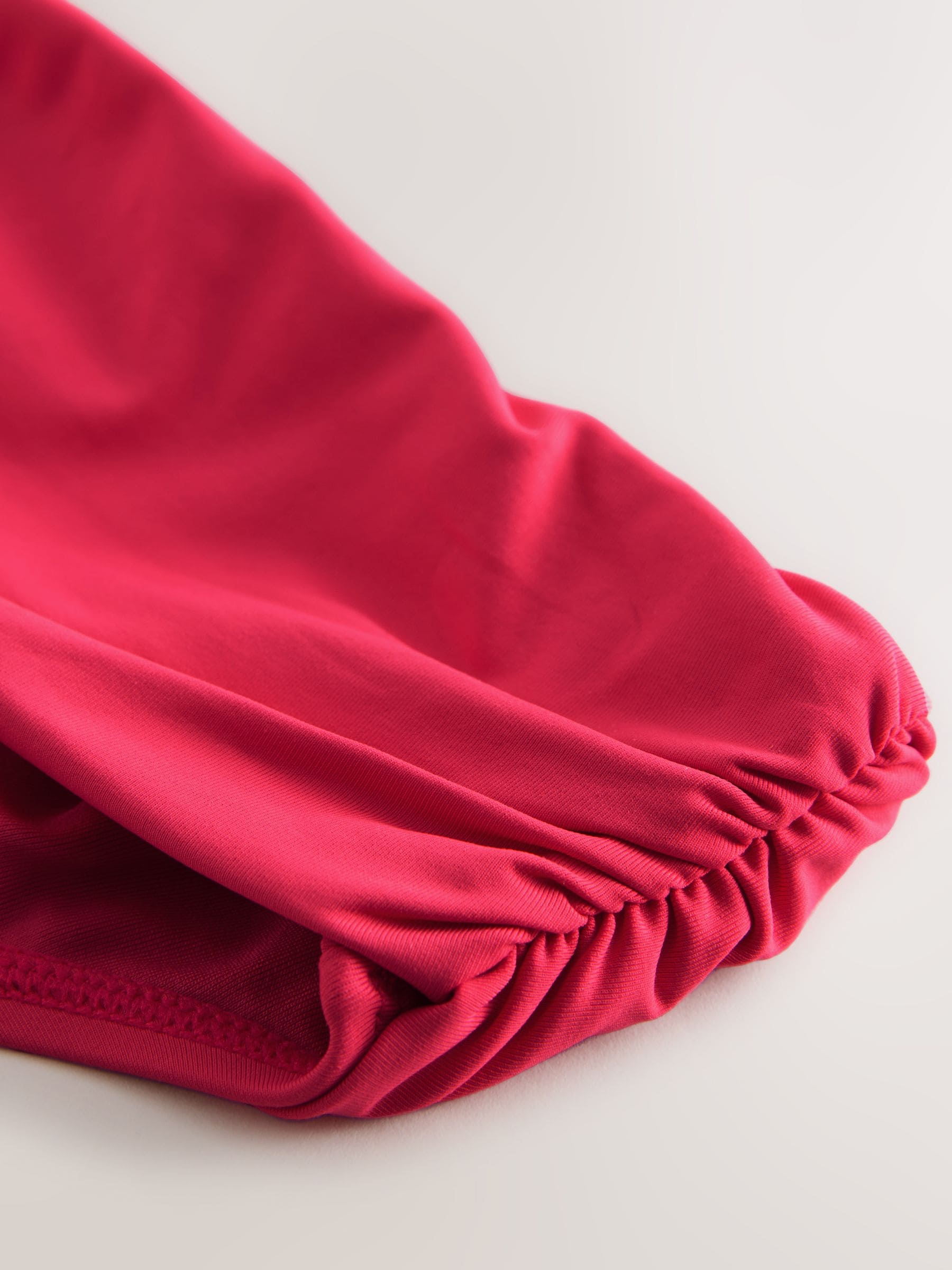 Pink Roll Top Bikini Bottoms