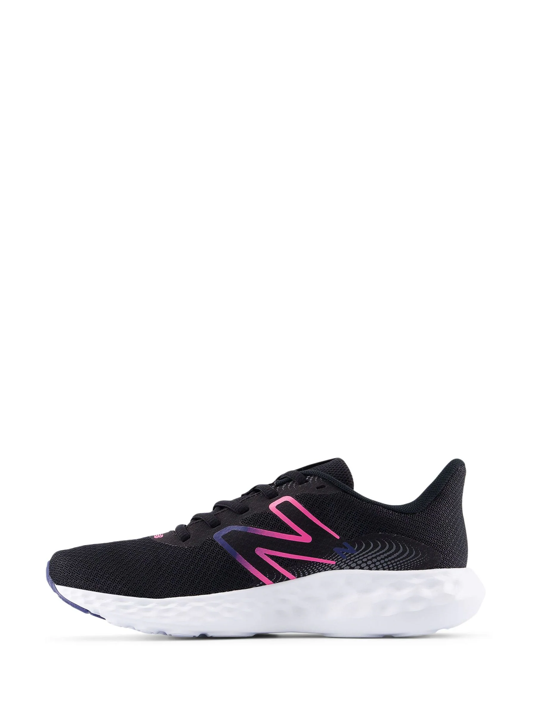 New Balance Black/Pink Womens 411 Trainers