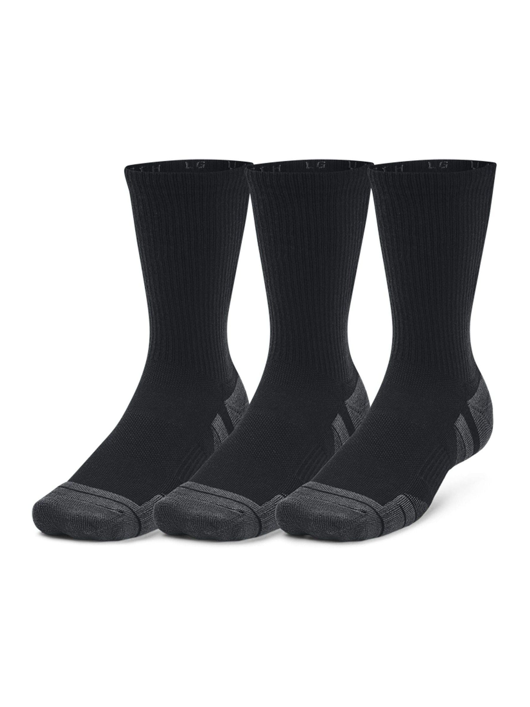 Under Armour Black Crew Performance Tech Crew Socks 3 Pack