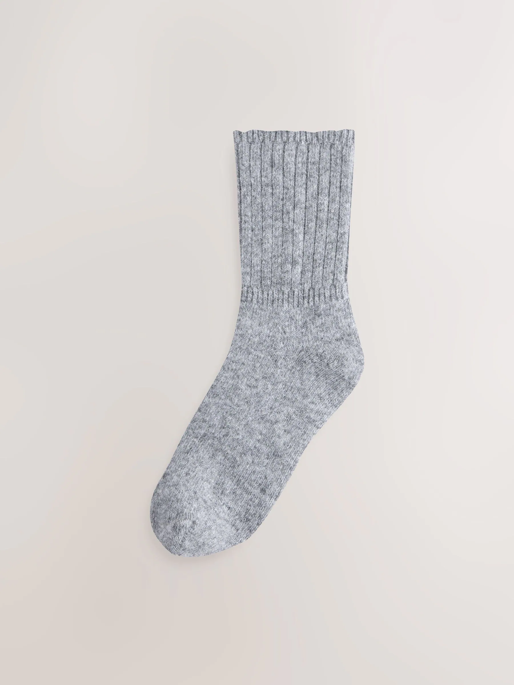 Black/Grey Containing Merino Wool Ankle Socks 2 Pack