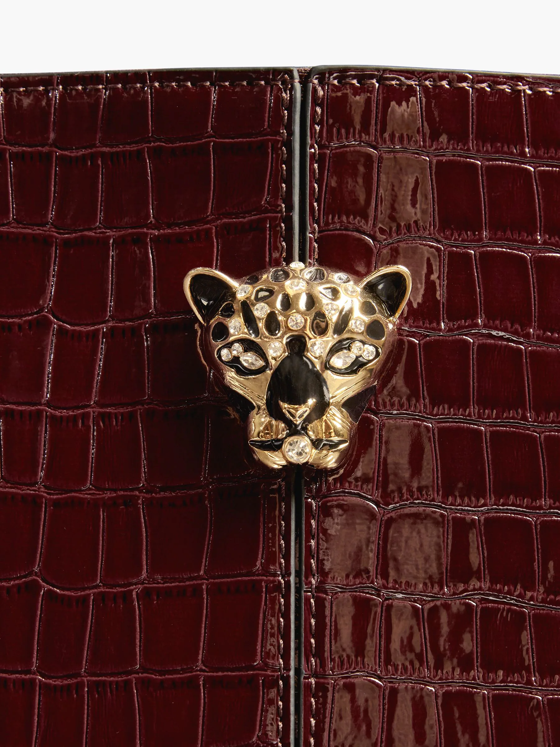 Lipsy Burgundy Red Shopper Tote Bag