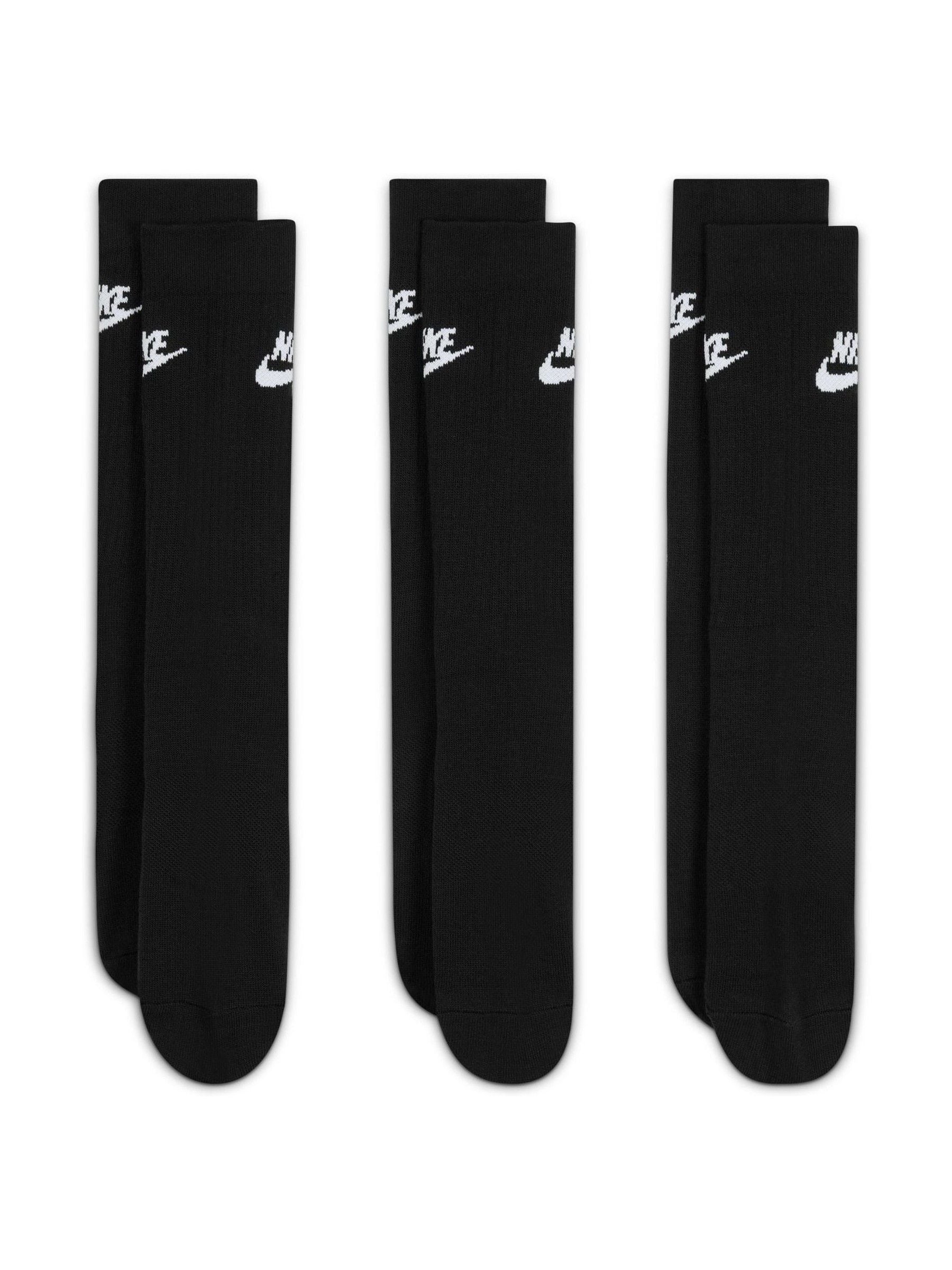 Nike Black Everyday Essential Socks 3 Pack