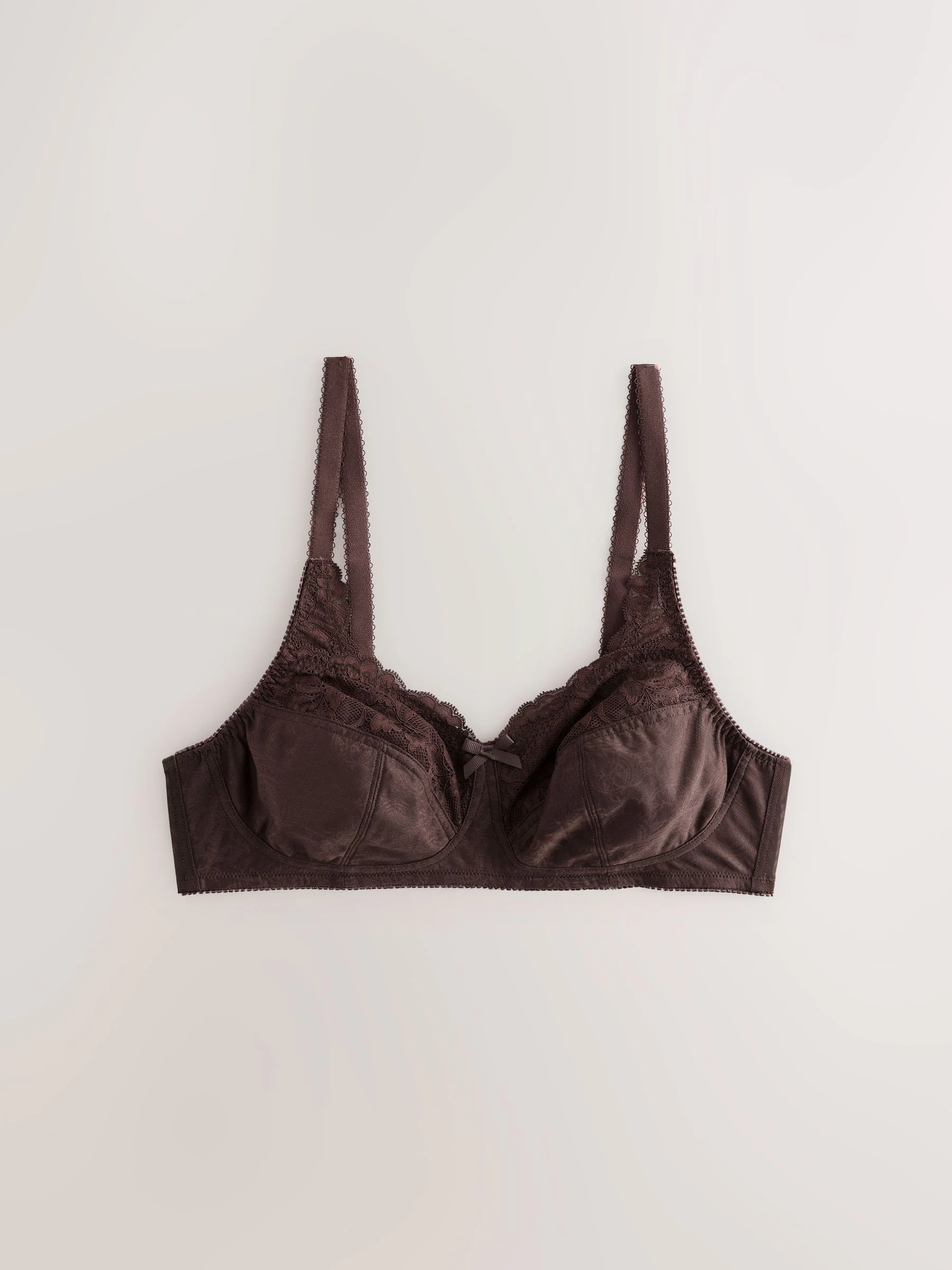 Black/White/Chocolate Nude Total Support Full Cup Lace Ultimate Comfort Bras 3 Pack