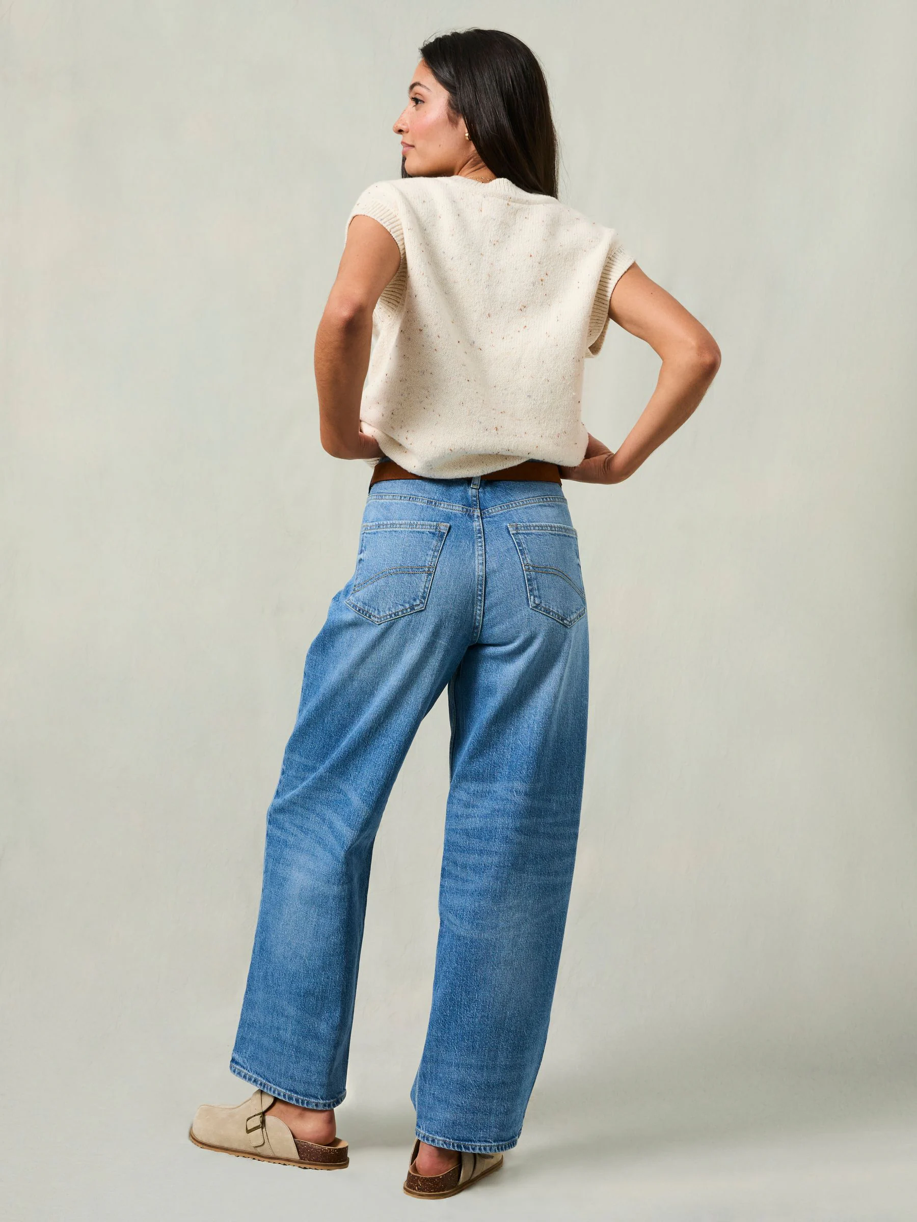 FatFace Filby Light Wash Relaxed Straight Jeans