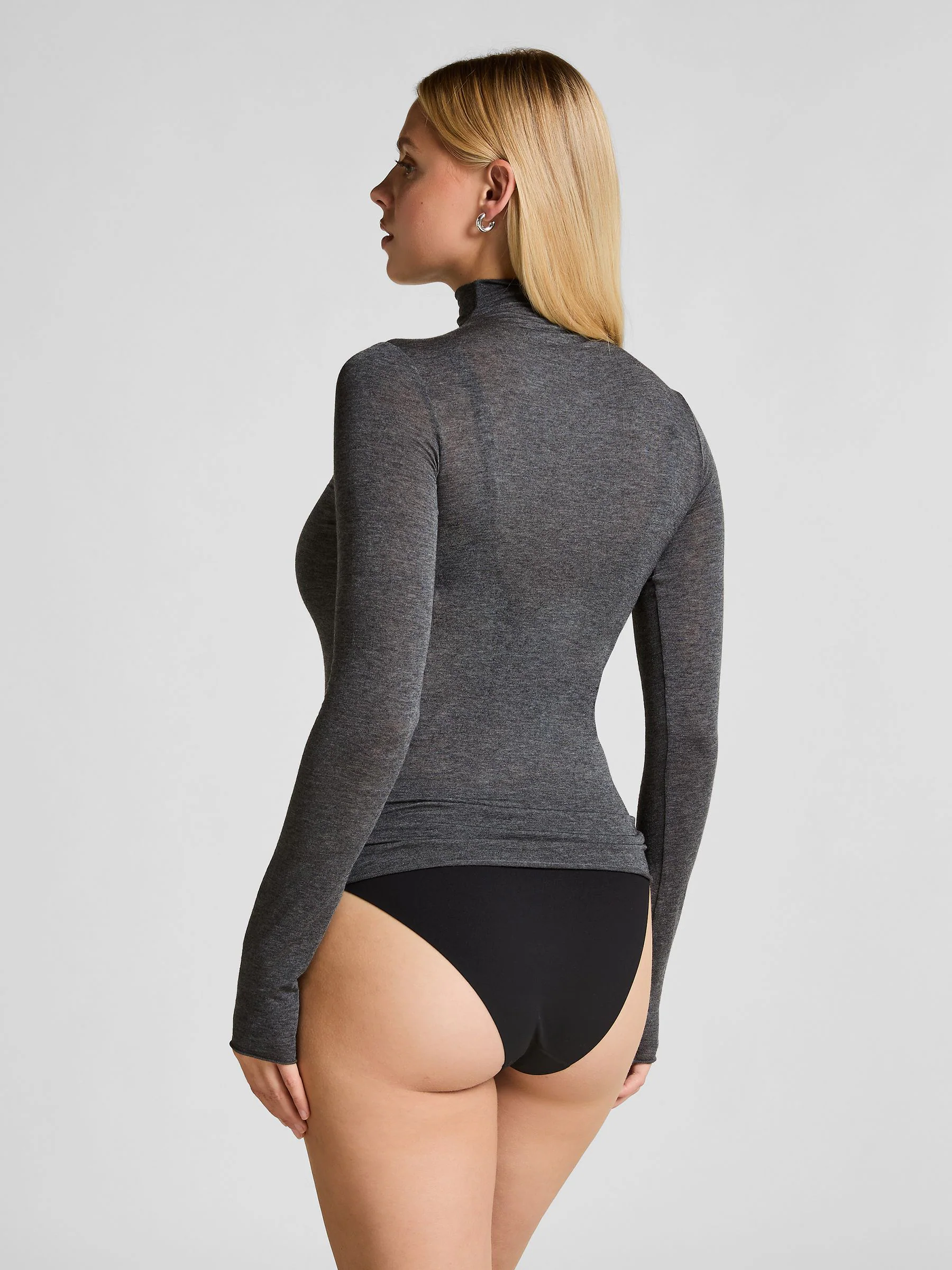 Hunkemoller Supersoft Turtleneck T-Shirt Base Layer with Cashmere