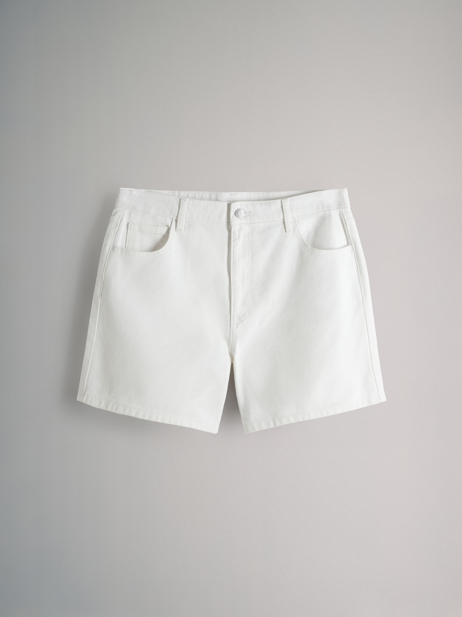 The Set 3 Pack Denim Shorts Mid Blue/Ecru/Black