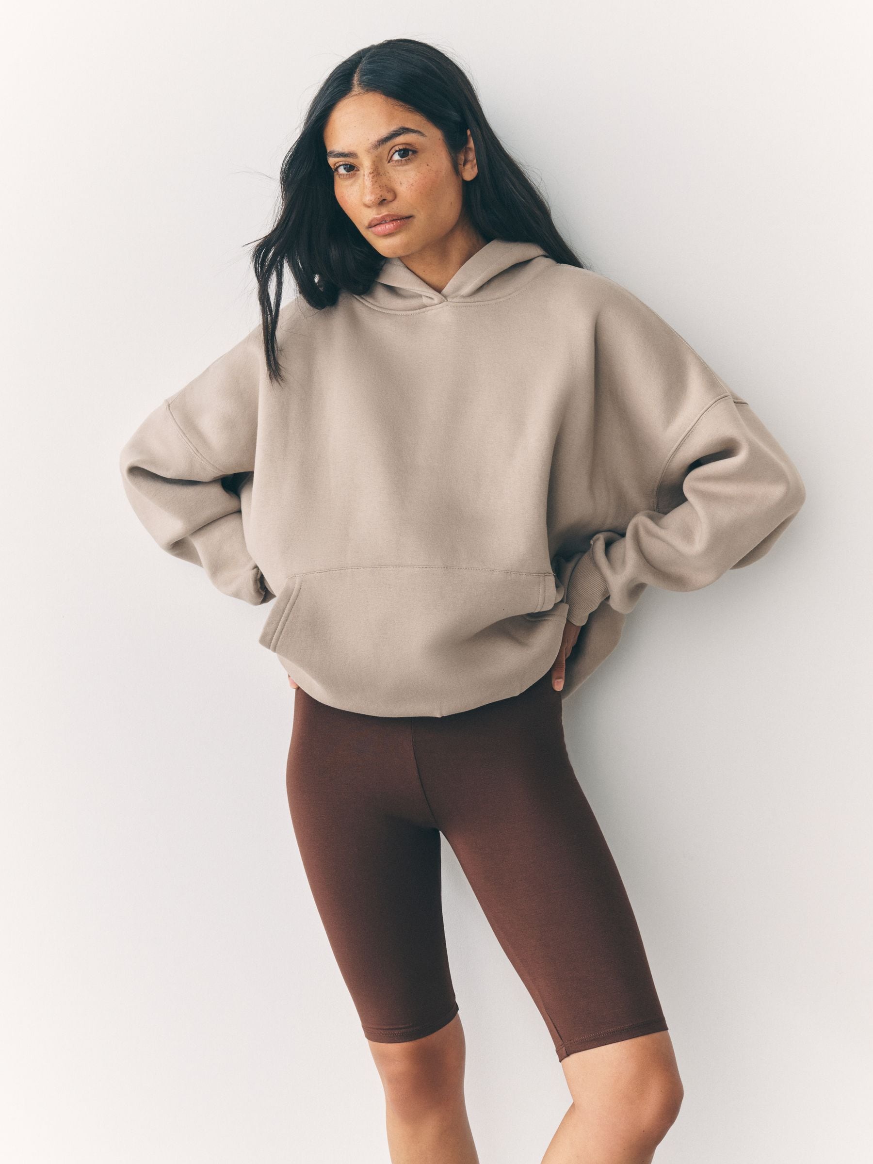 Chocolate Brown Jersey Cycle Shorts