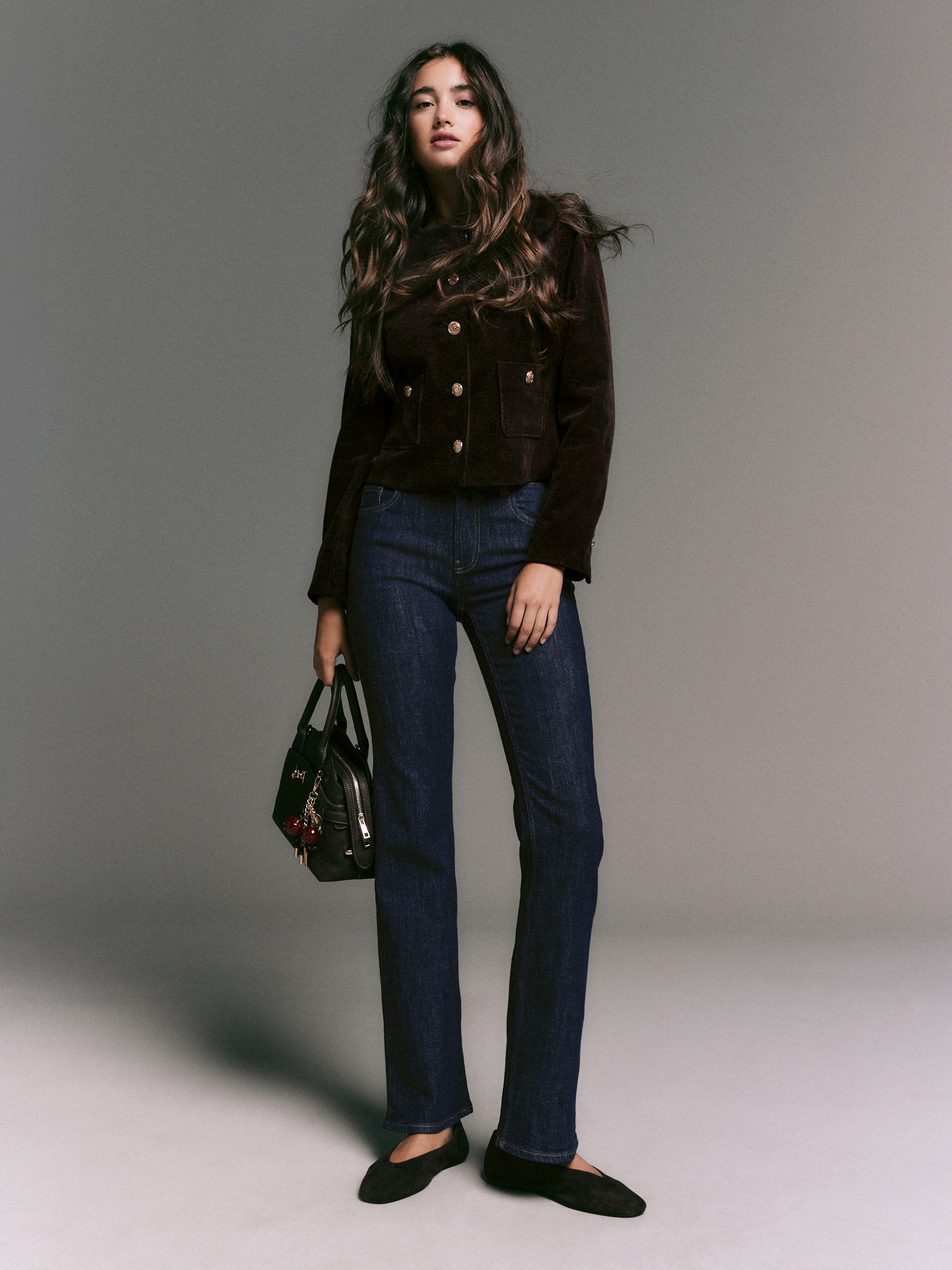 Rinse Blue Authentic Bootcut Jeans