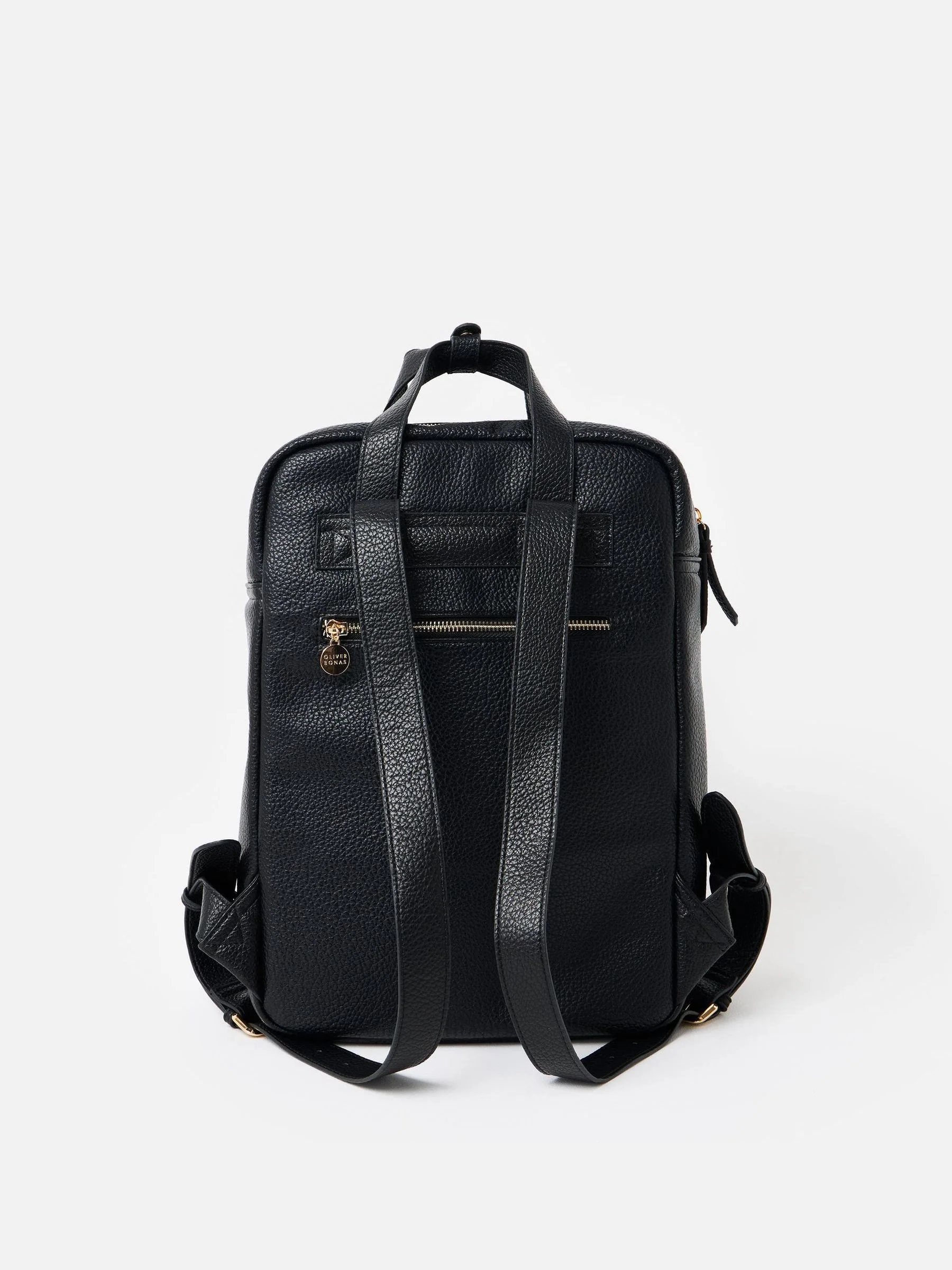 Oliver Bonas Black Mami Laptop Backpack