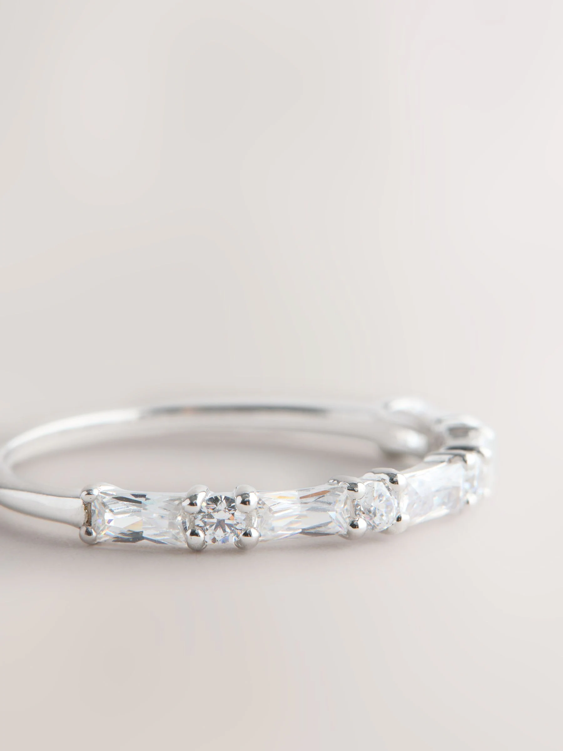Sterling Silver Sparkle Eternity Ring