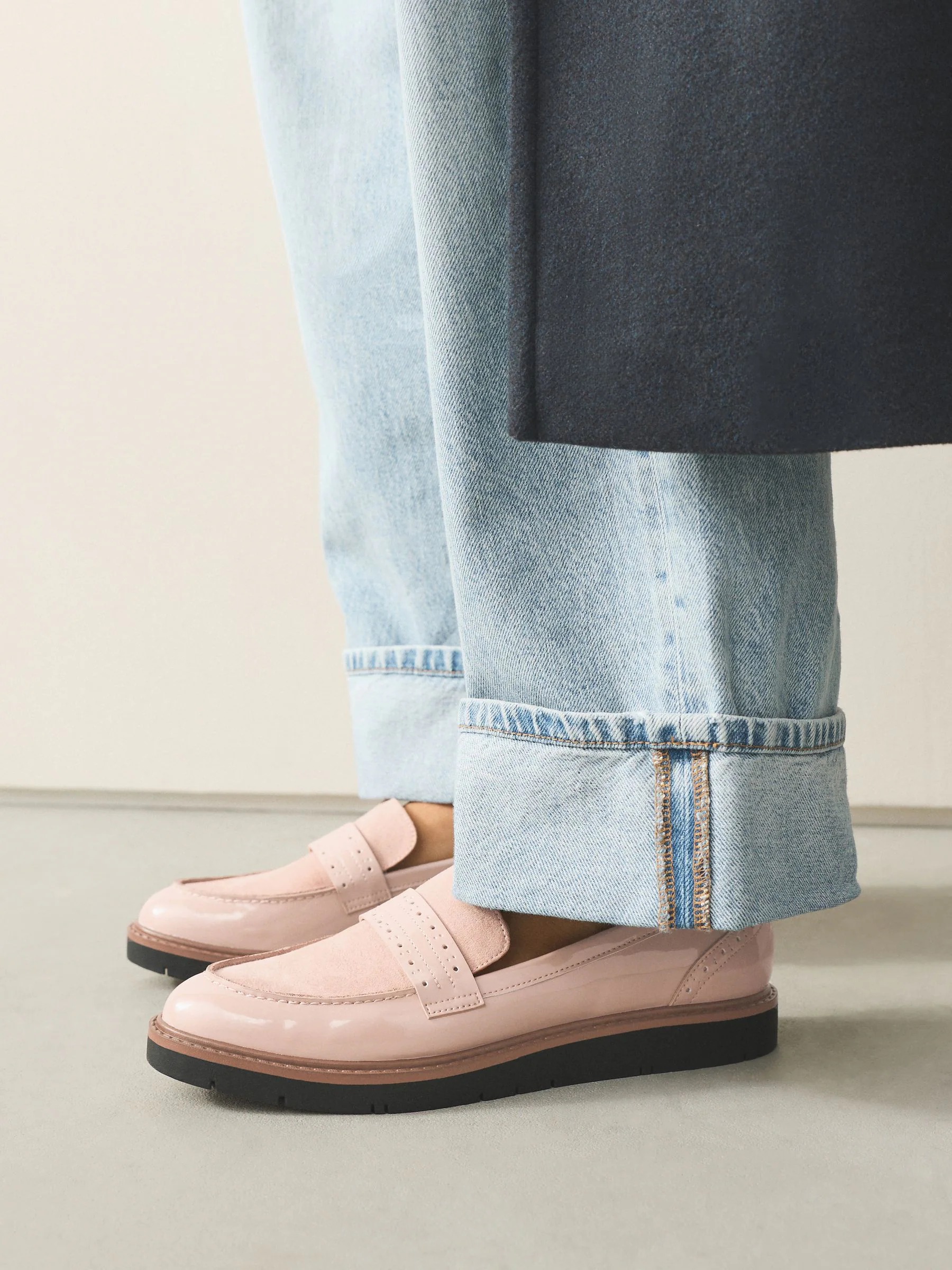 Rose Pink Forever Comfort® Brogue Loafers