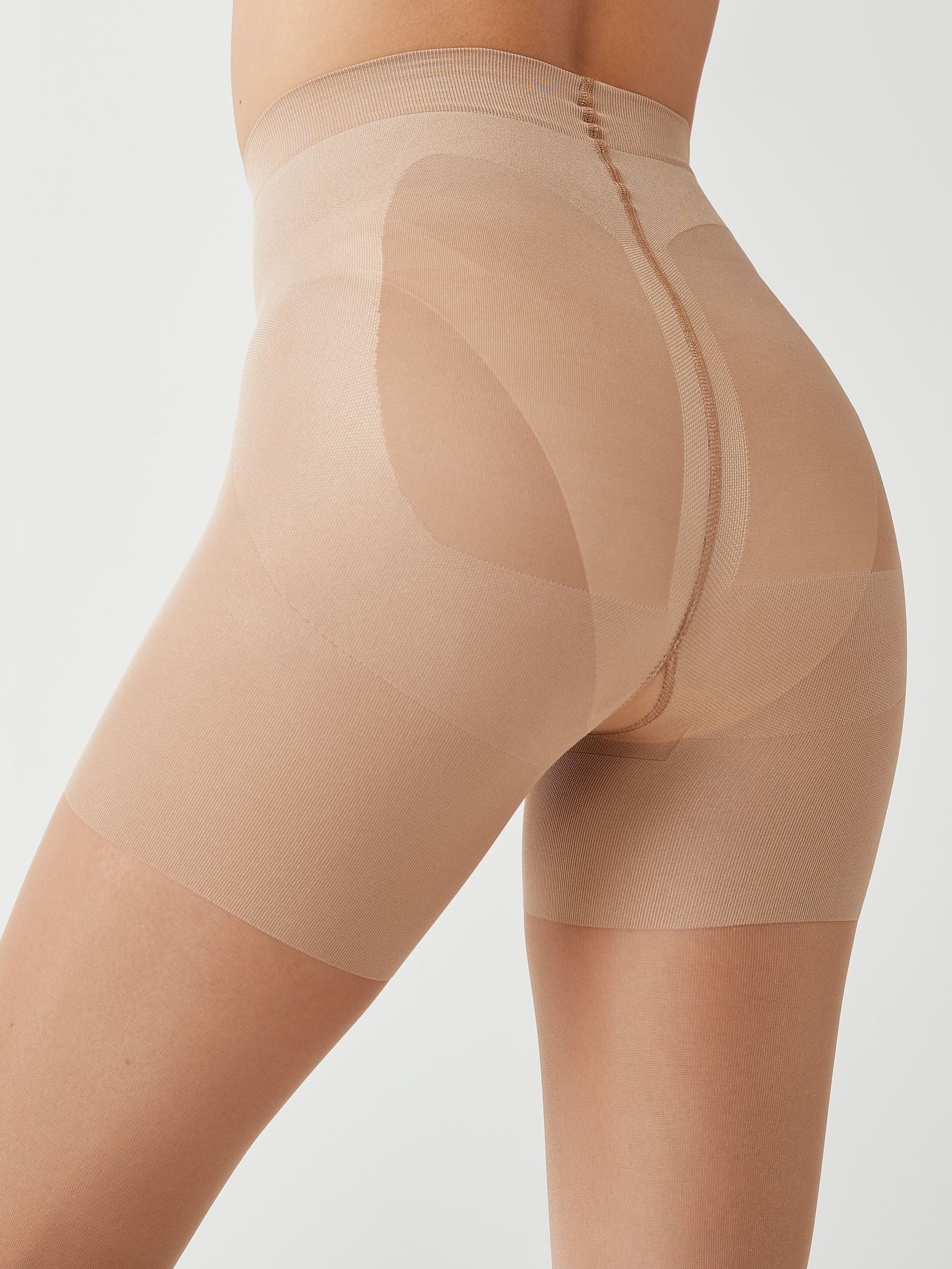 Natural Tan 20 Denier Sheer Gloss Tights 3 Pack